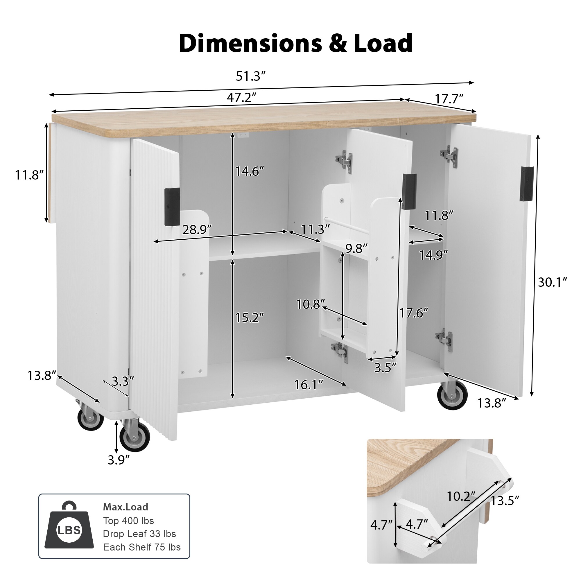 SINOFURN SYB260067WT Kitchen-Furniture - View #19