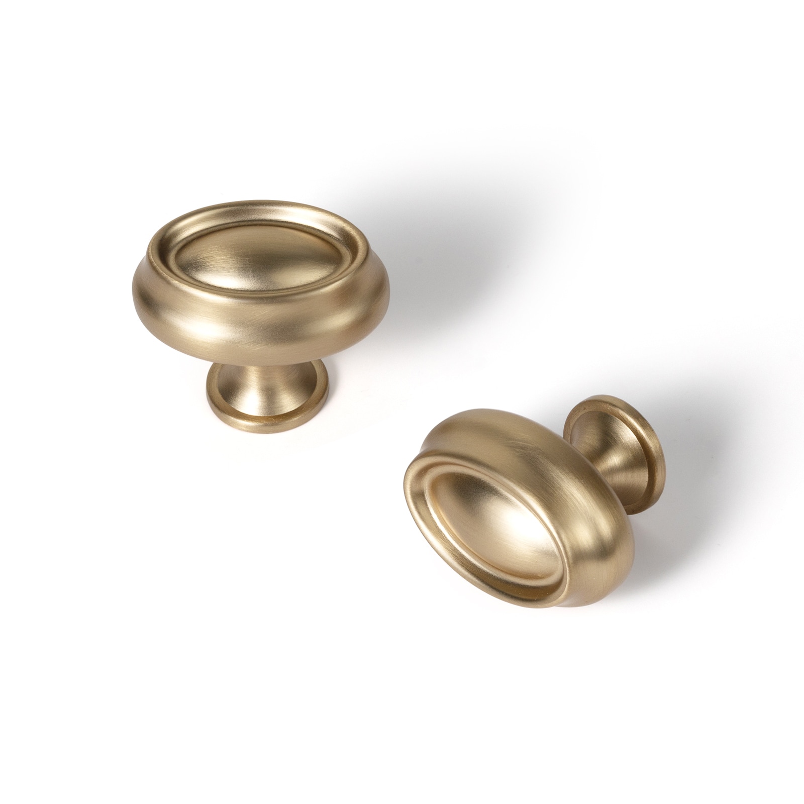 Miaokesen 9265UBR-KNOB-12 1-2/5-in Champagne Bronze Round Modern Cabinet Knob 12 -Pack