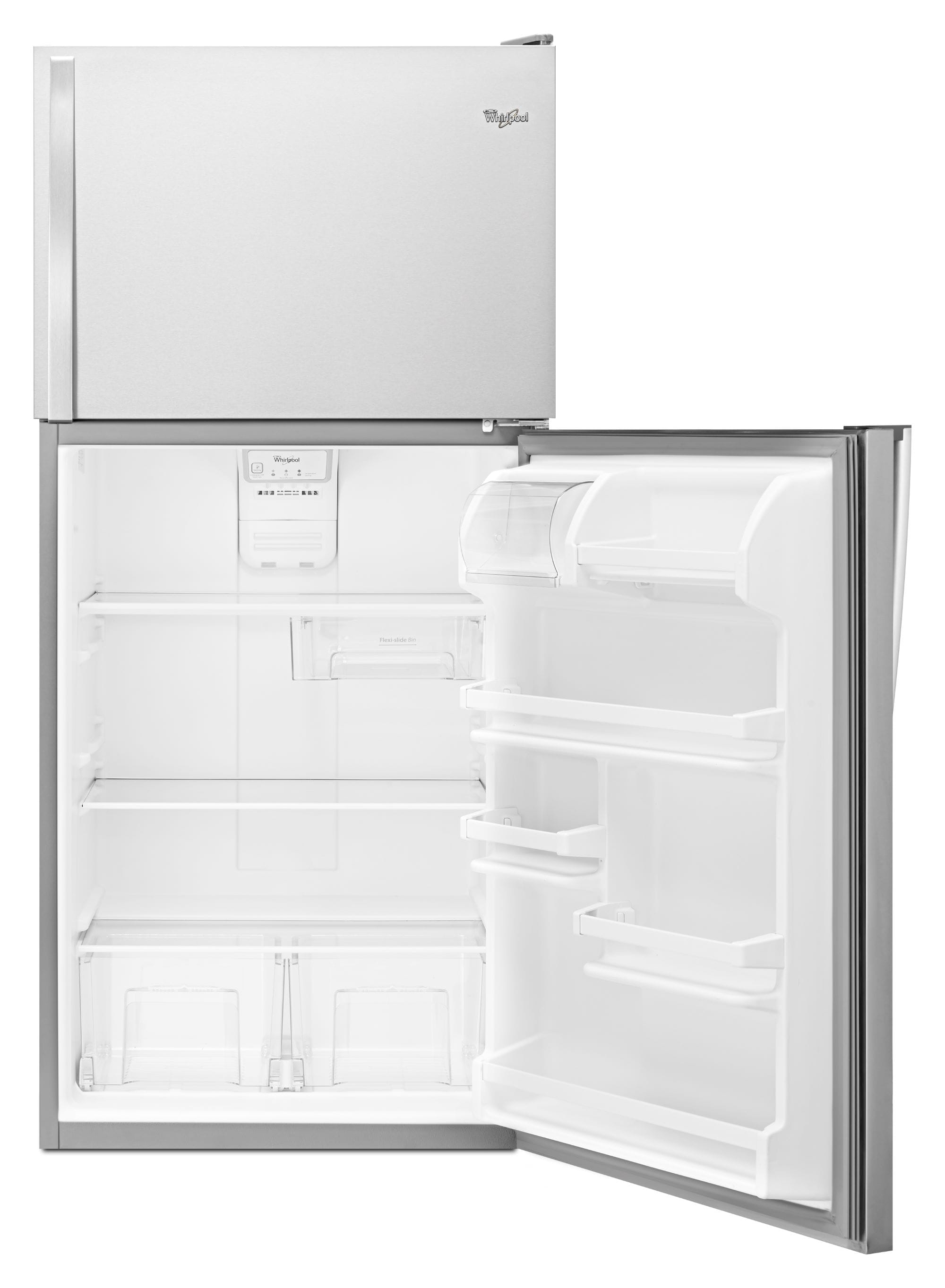  Smad 18.0 Cu.Ft. 2 Doors Refrigerator with Freezer, Top Freezer  Refrigerator with Adjustable Thermostat Control and Reversible Door for  Garage/Office/Kitchen/Home, Stainless Steel : Appliances
