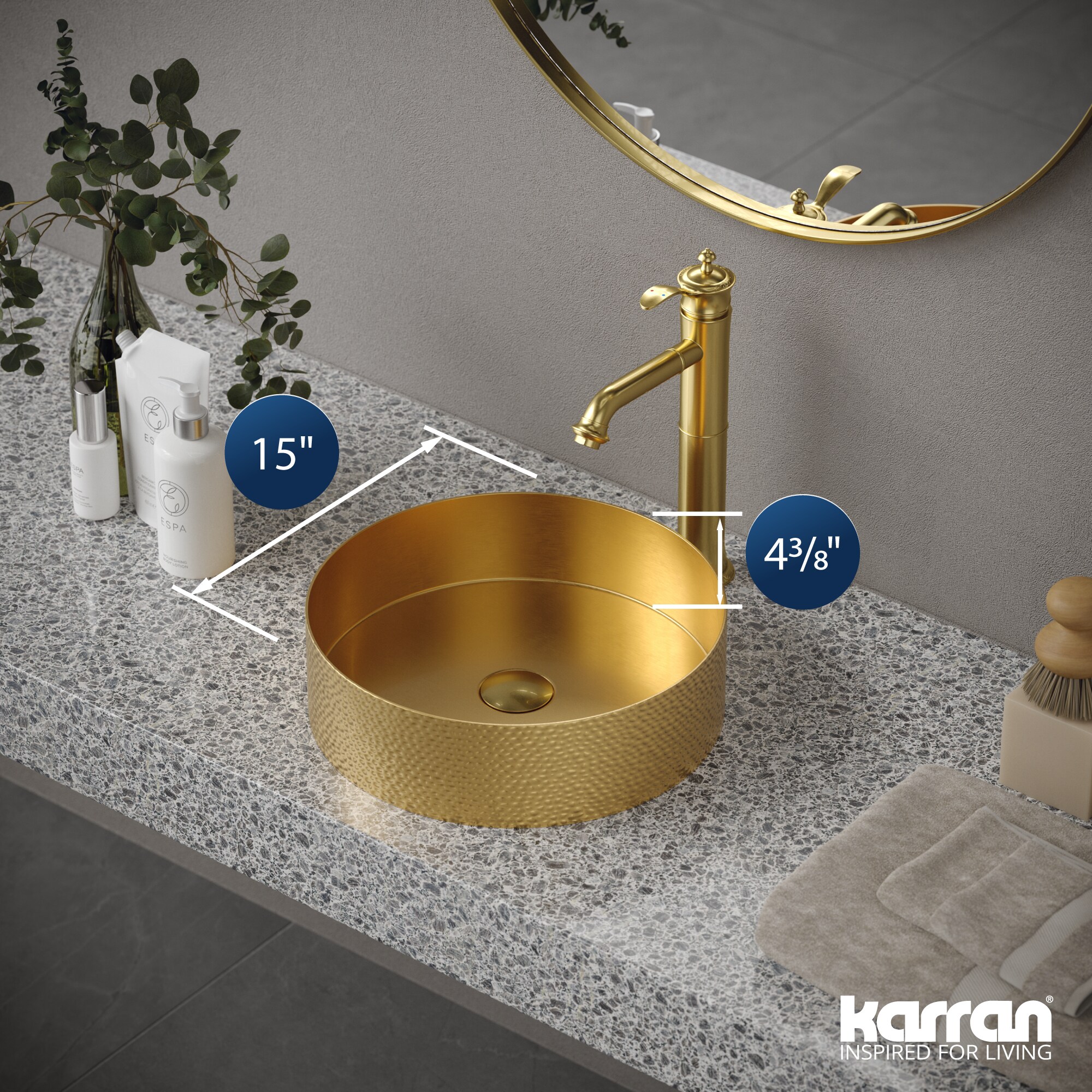 Karran CCV100G Bath-Sink - View #4
