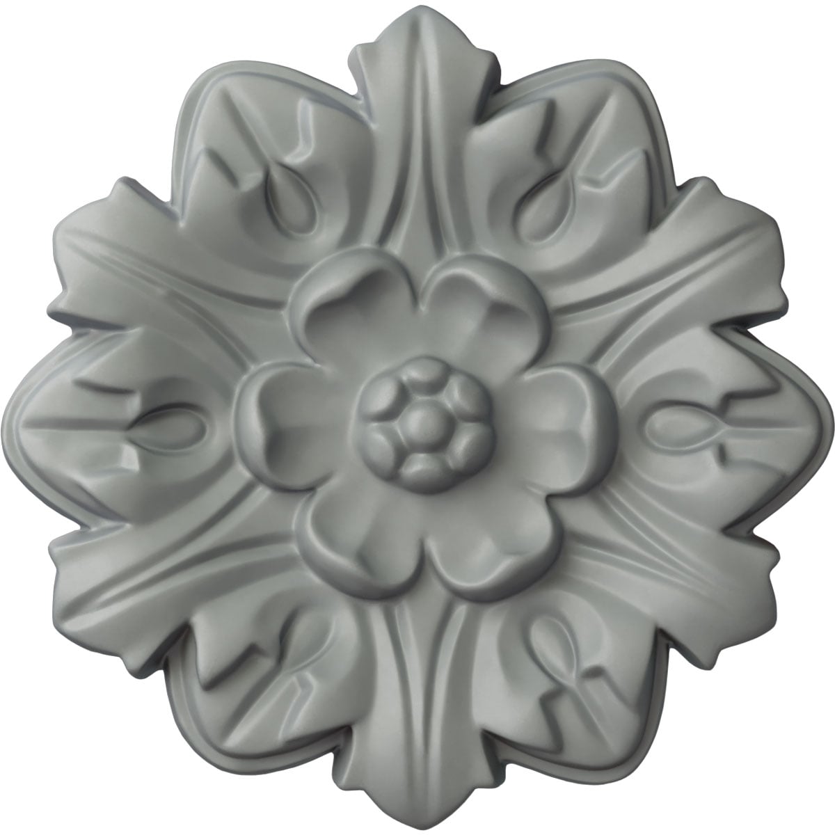 Ekena Millwork CM07EM Emery 7.625-in W x 7.625-in L Architectural Polyurethane Whole Ceiling Medallion