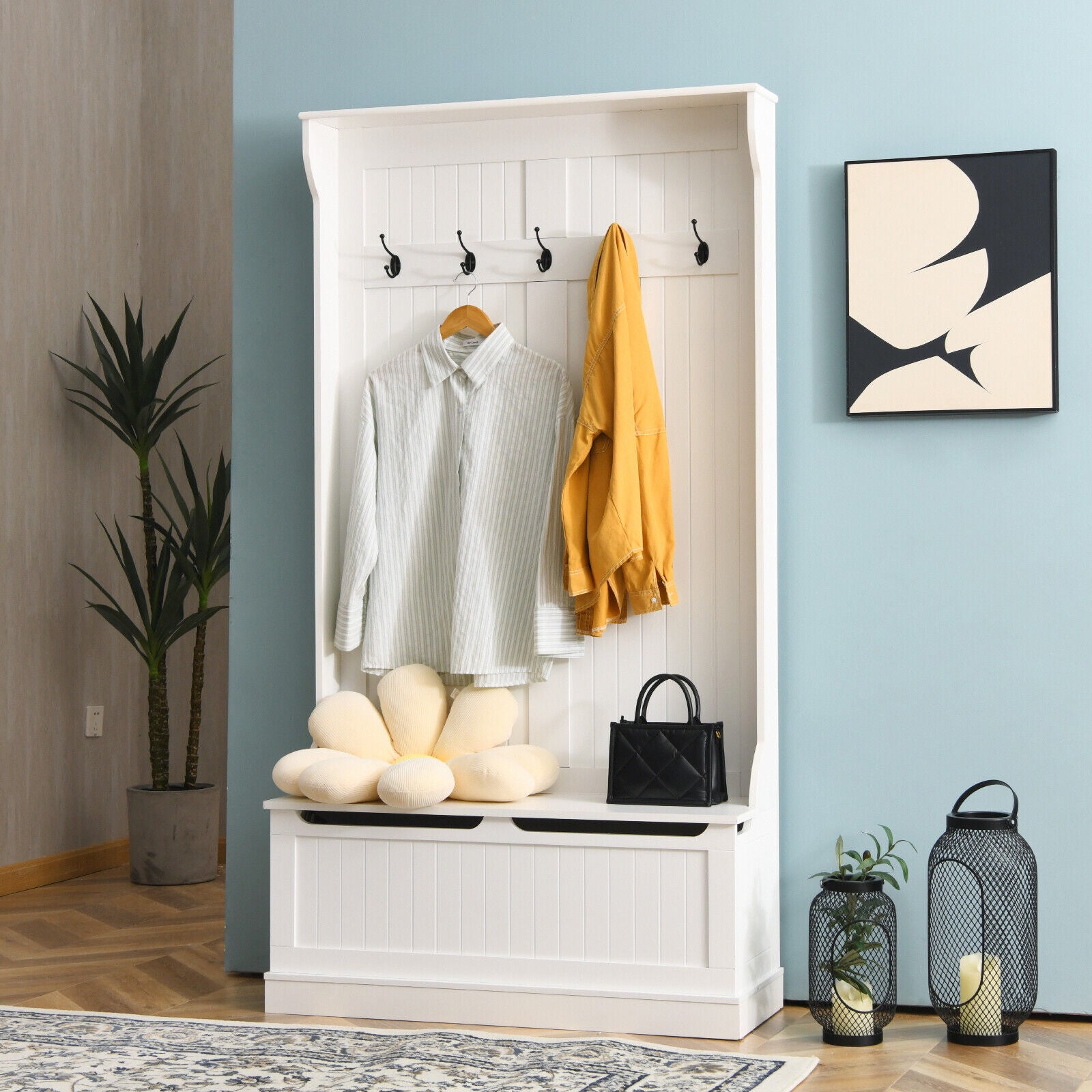Boyel Living BL-HU10154WH Coatrack-Stands-Pedestals - View #2