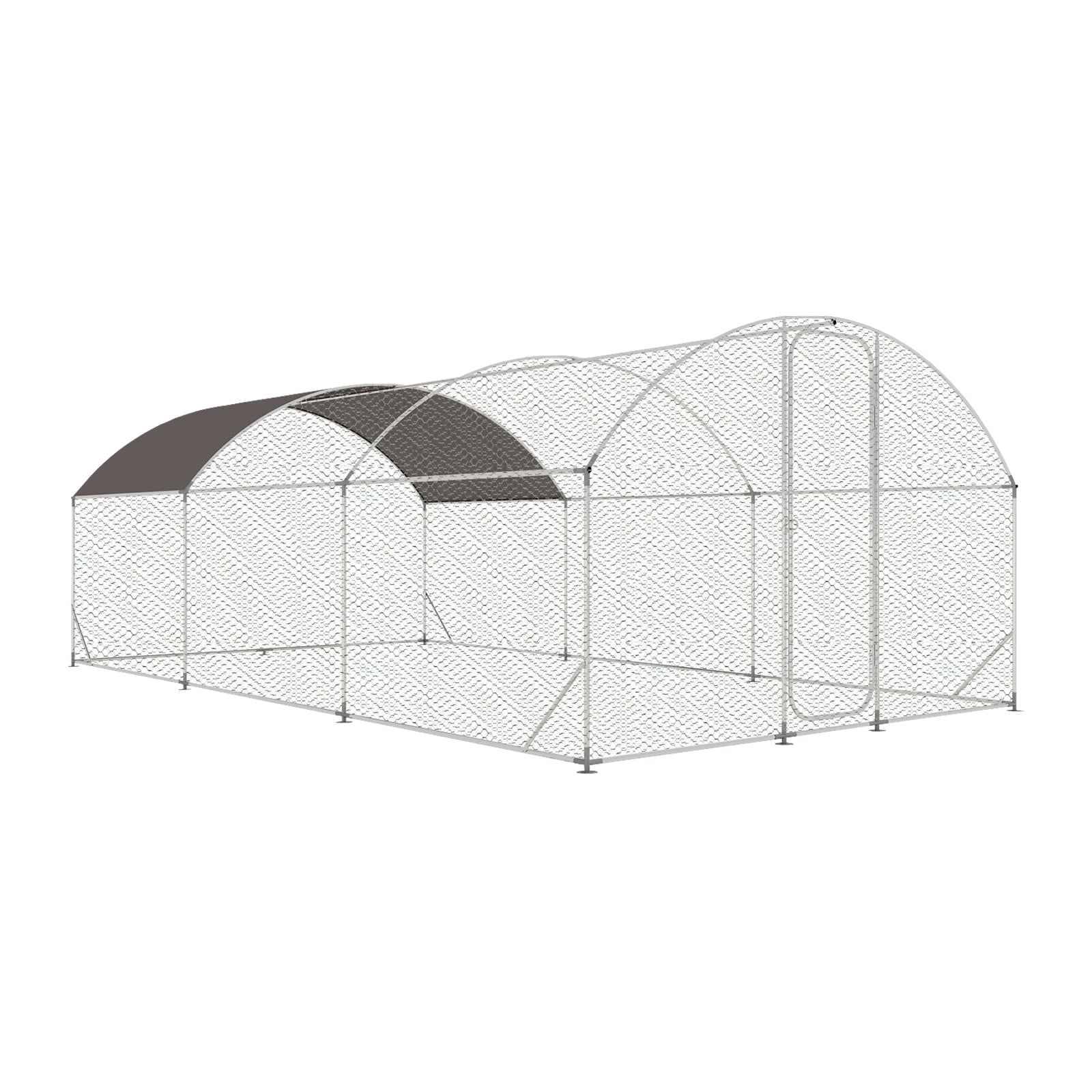 Maocao Hoom JLS00022 Silver Metal Chicken coop