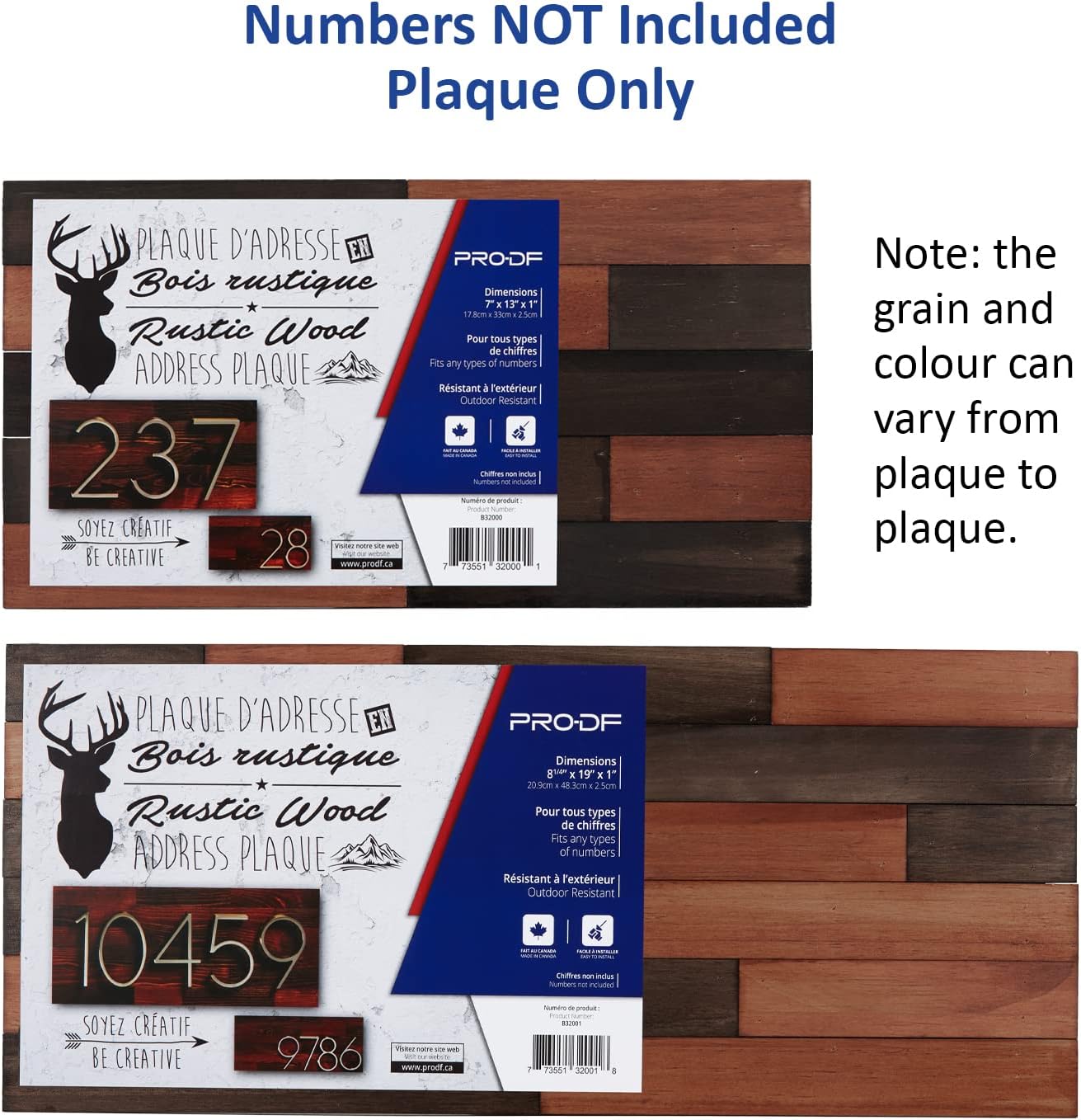 PRO-DF B32001 Outdoor-Plaques-Holders - View #7