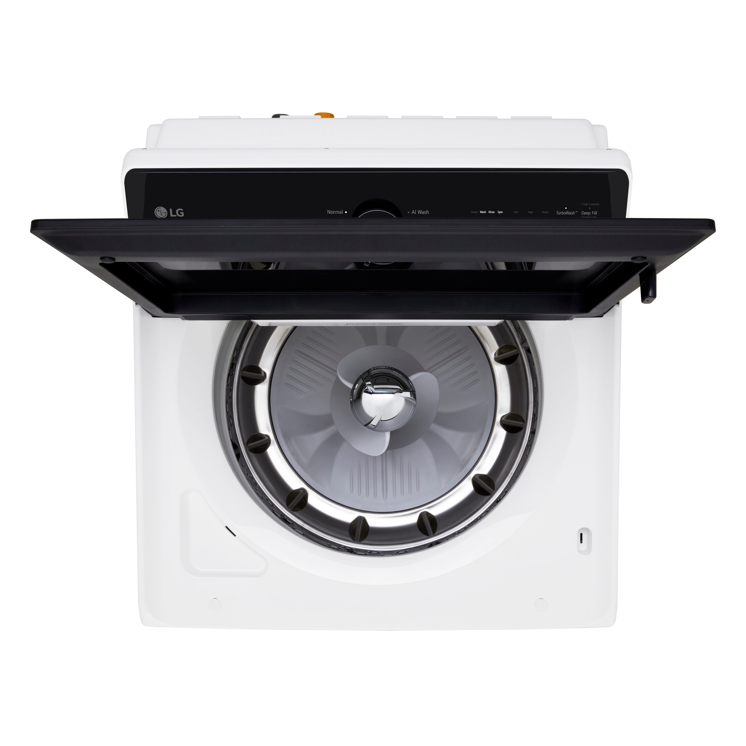 LG 5.3-cu ft Agitator Smart Top-Load Washer (Alpine White) ENERGY STAR