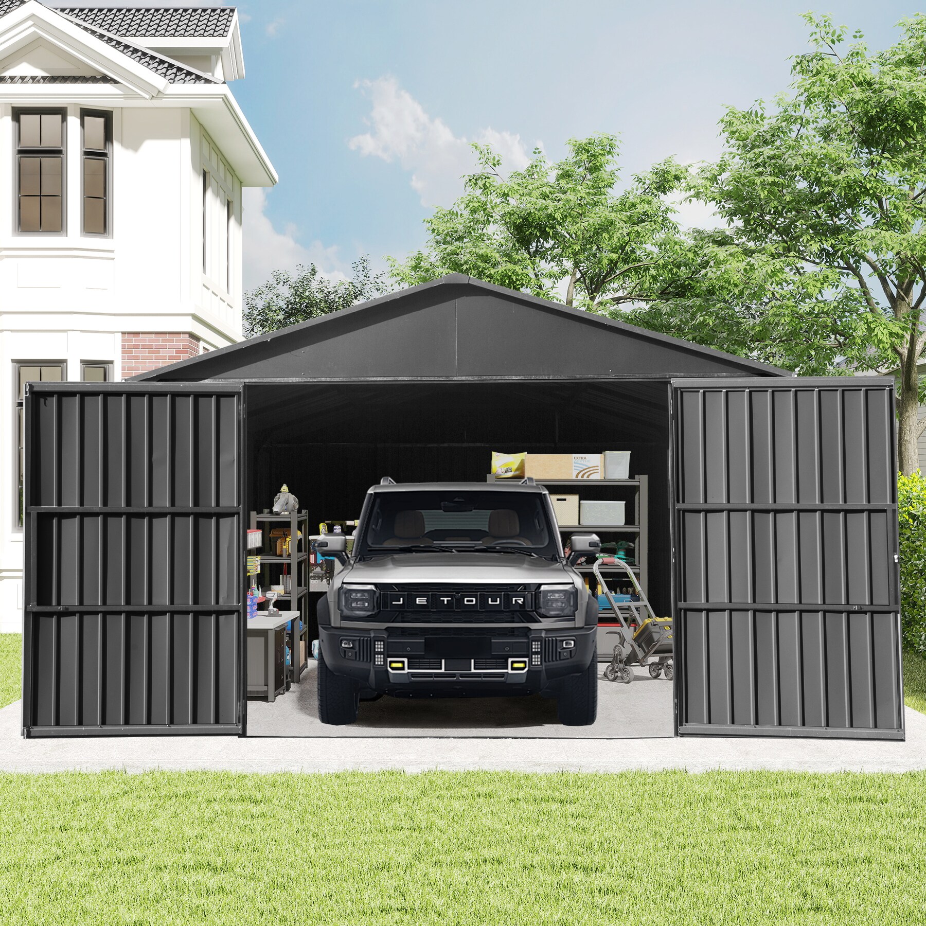 Mondawe MO-FOPM382847 Metal-Storage-Buildings-Sheds - View #3