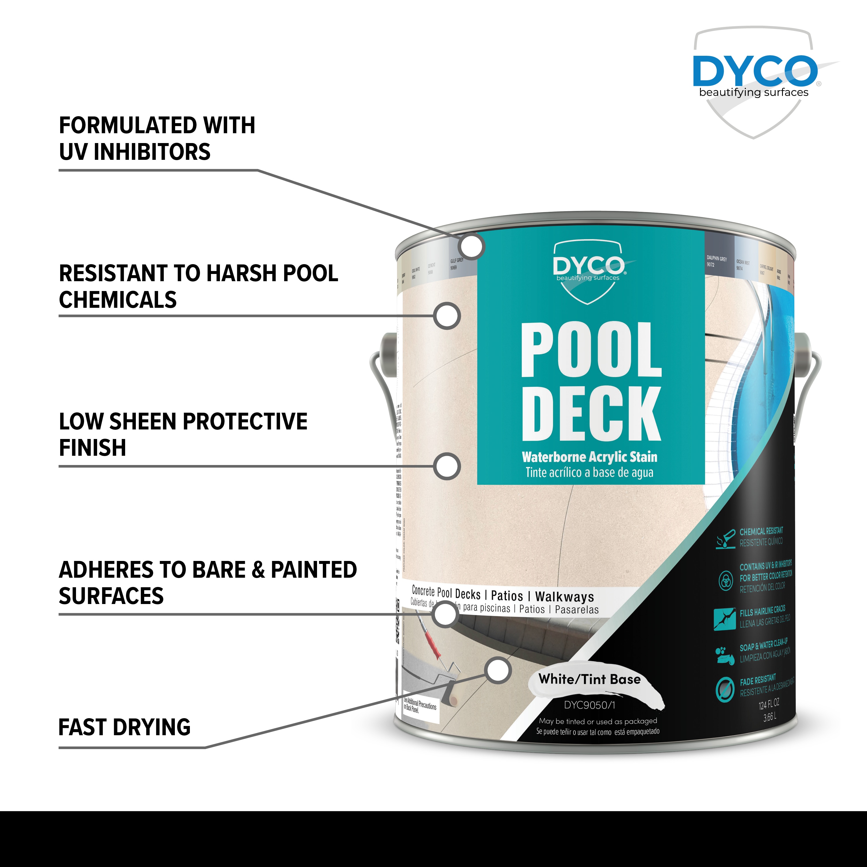 Dyco Paints DYC9050/1 Concrete-Stains - View #3