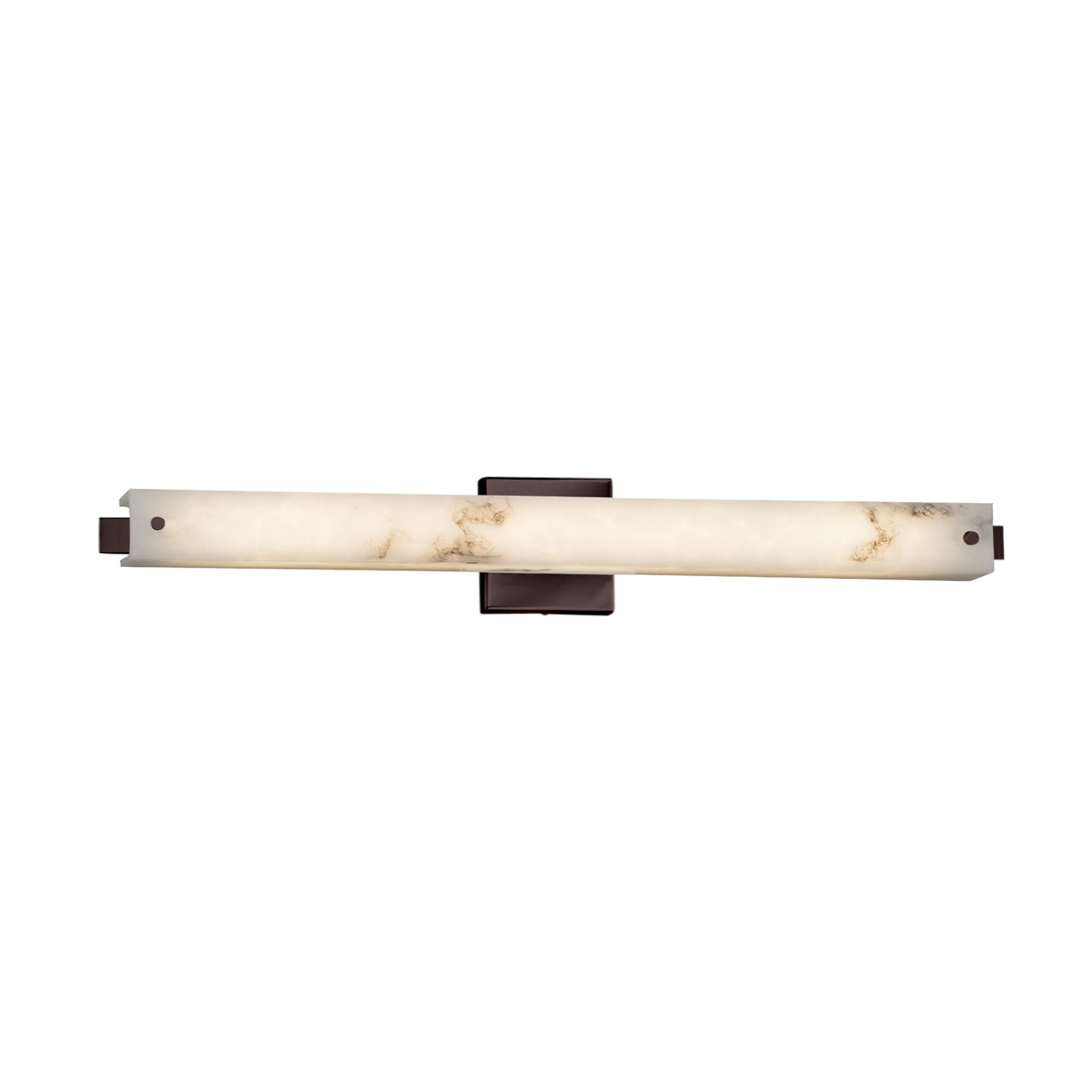Justice Design Group FAL-8685-DBRZ LumenAria 30.5-in 1-Light Dark Bronze LED Transitional Vanity Light