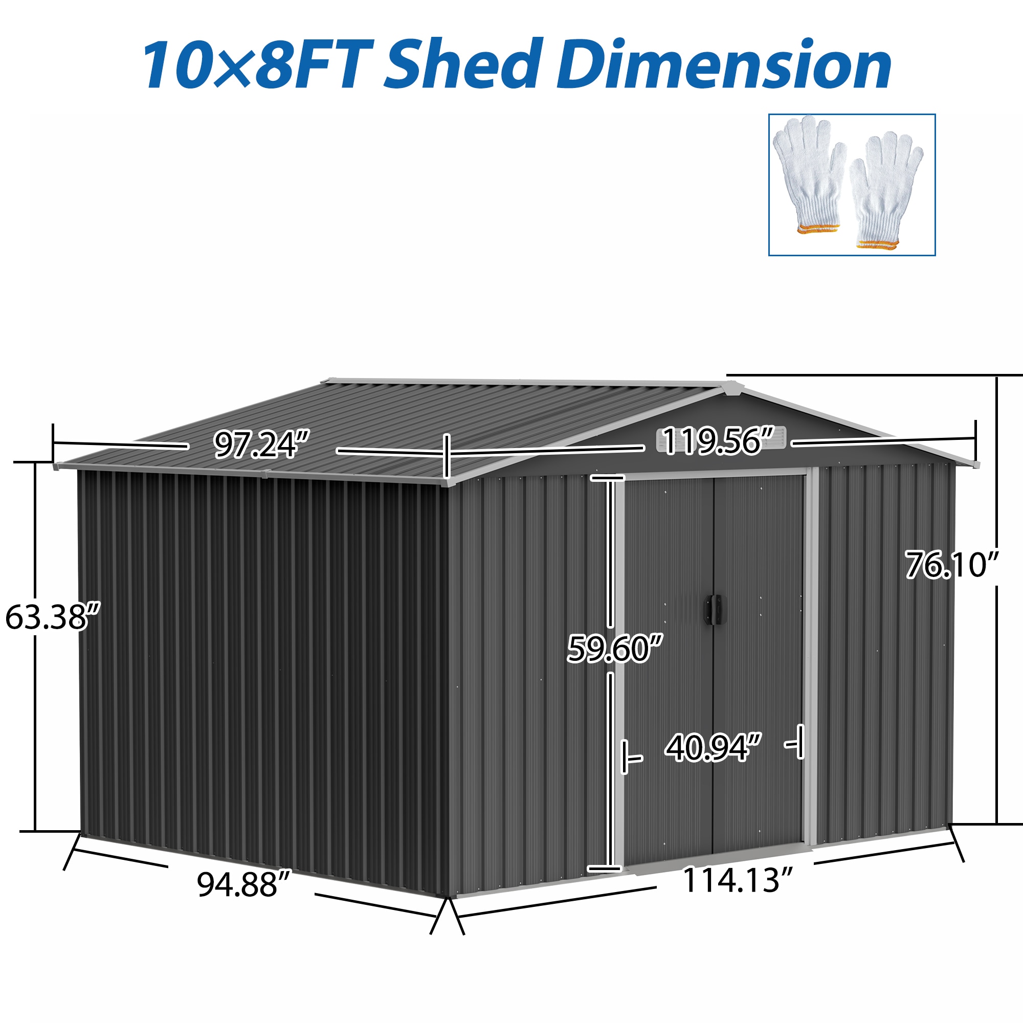 ToolCat BZ-3-172-SN Metal-Storage-Buildings-Sheds - View #10