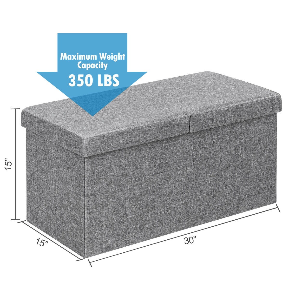 Slickblue D-CO-LS48856WH Indoor-Ottomans - View #7