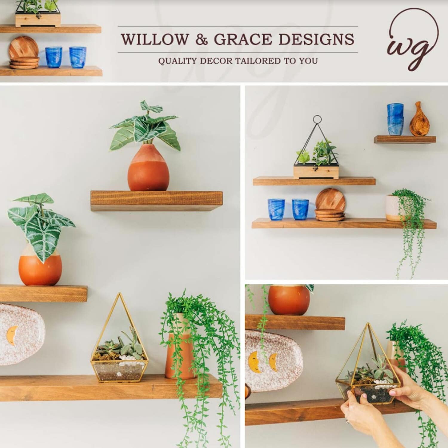 Willow & Grace 258980 Wall-Mounted-Shelving - View #7