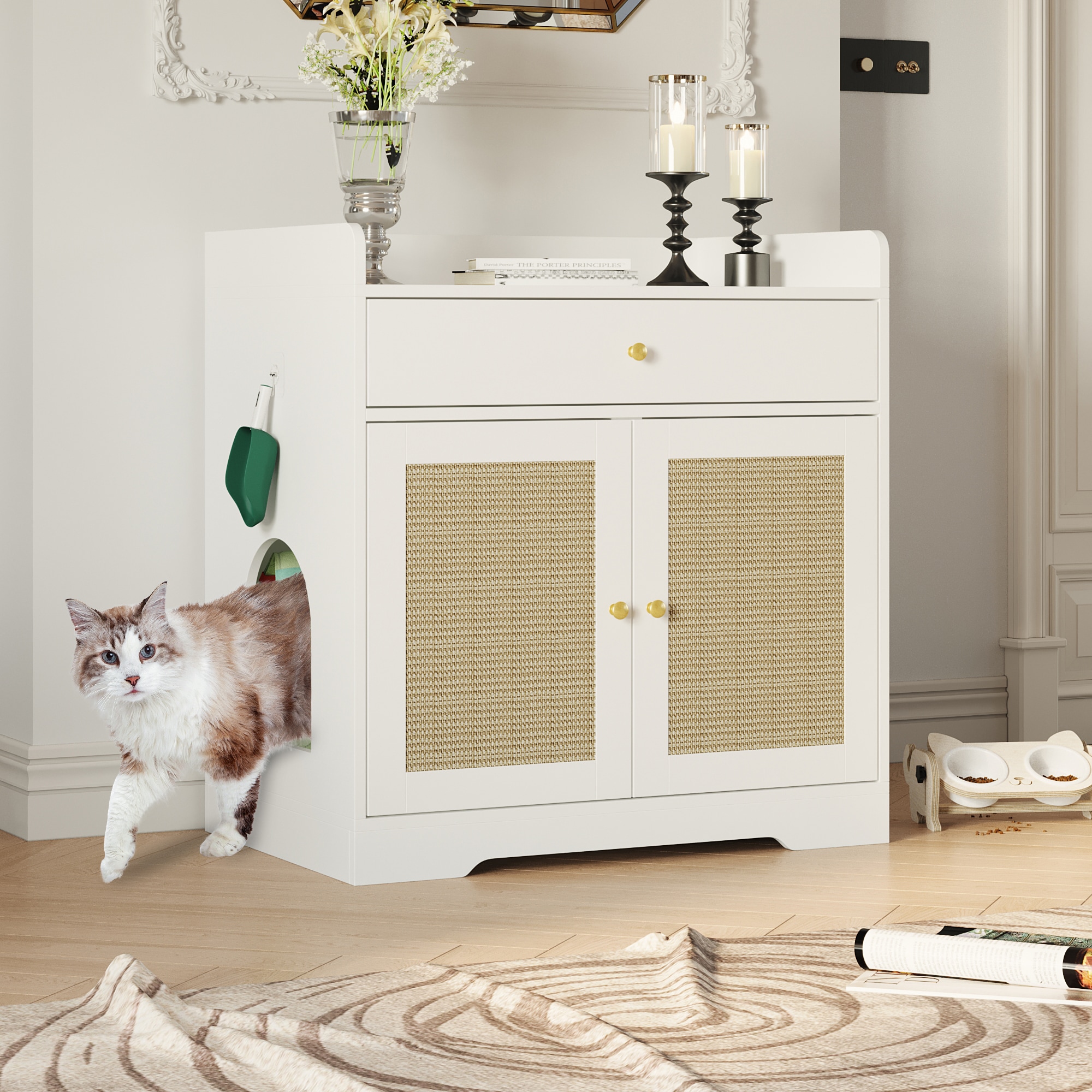 MIDHAM KF180194-01 Composite Indoor Medium Cat House