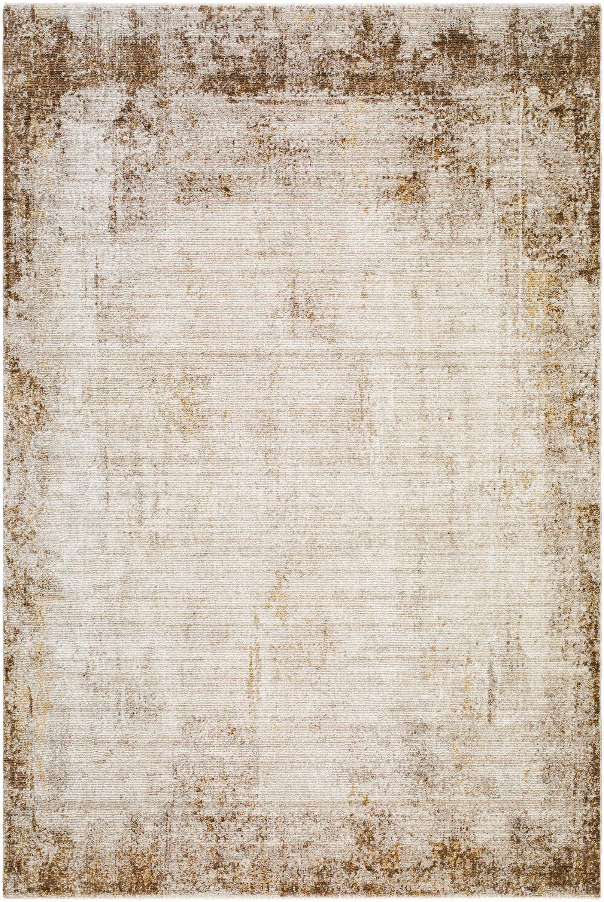 Livabliss GAMY2303-710102 Galey Alix Myrtle Avenue 7 x 10 (ft) Polyester/Polypropylene Brown Rectangular Indoor Mid-Century Modern Area rug