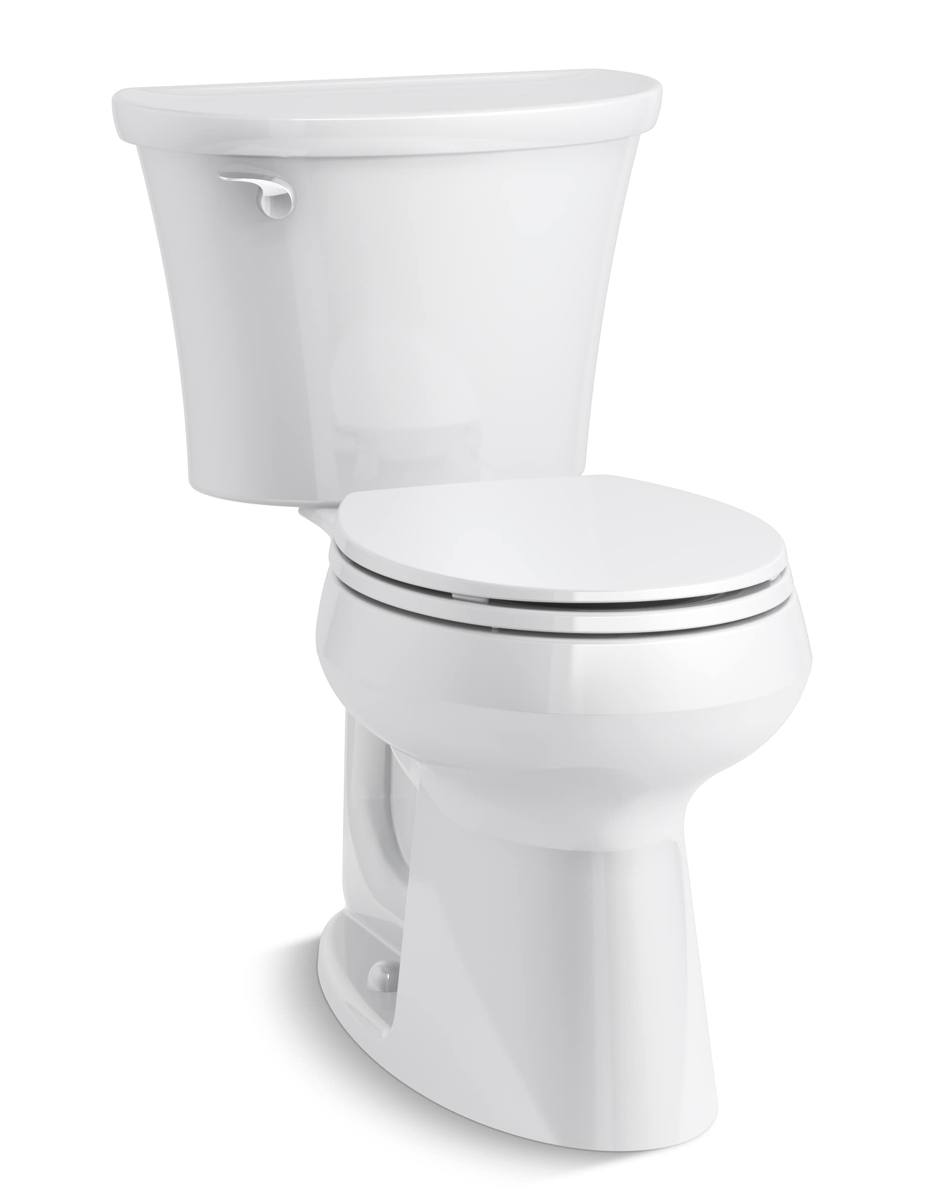 Cavata White Round Chair Height 2-piece WaterSense Soft Close Toilet 12-in Rough-In 1.28-GPF | - KOHLER 76977-0