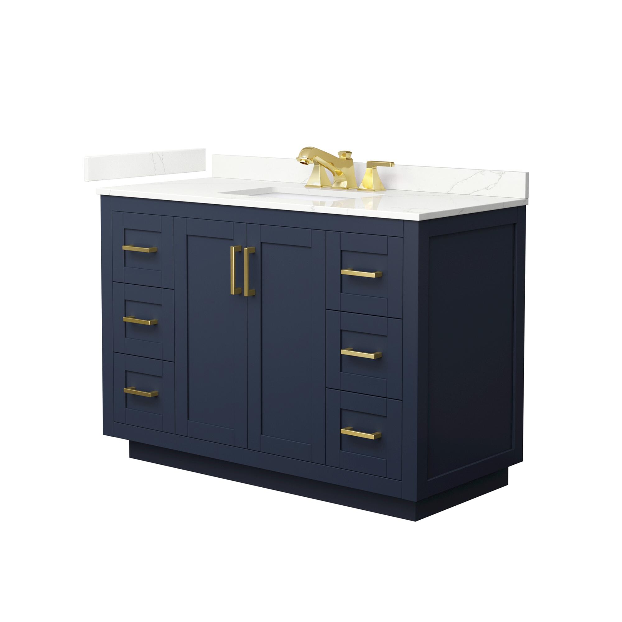 Wyndham Collection WCF292948SBLGTUS3MXX Bath-Vanity-Combo - View #2