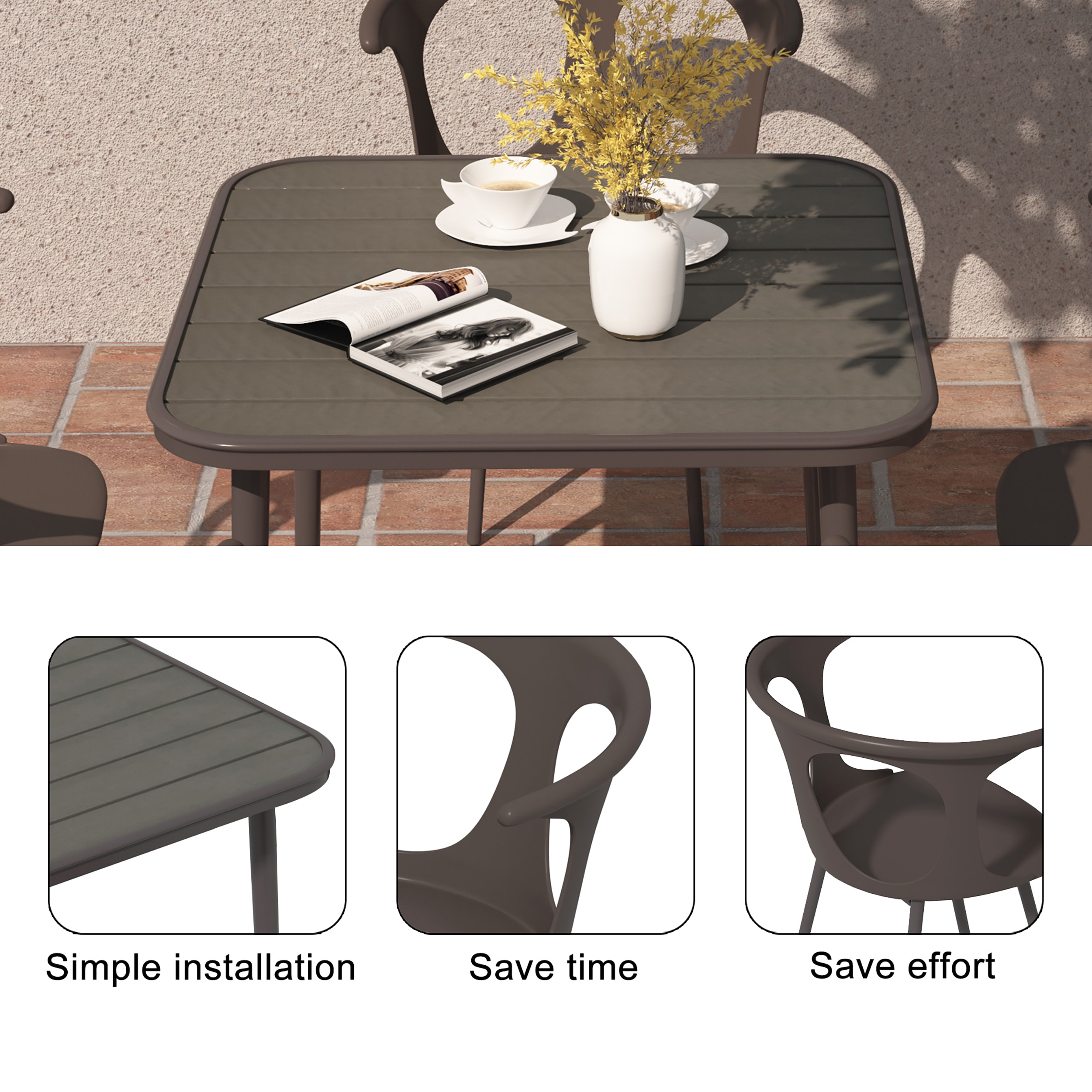 CASAINC CA-ORABQ111 Patio-Tables - View #4