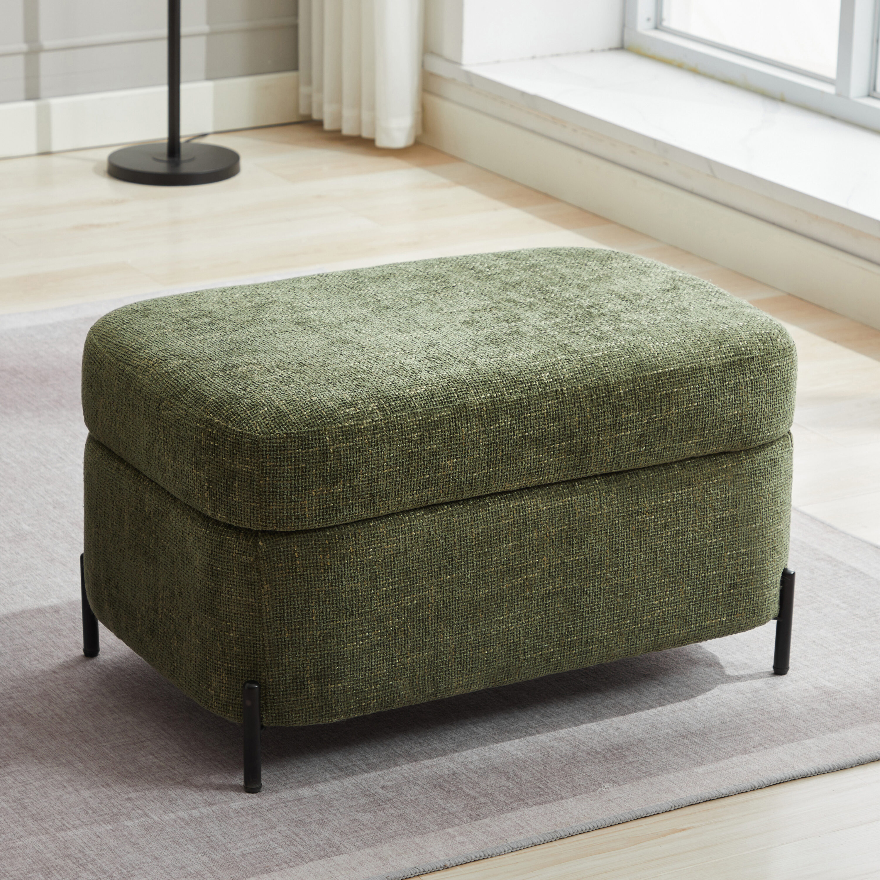 Hrinhom HC-W4003-GREEN Indoor-Ottomans - View #2