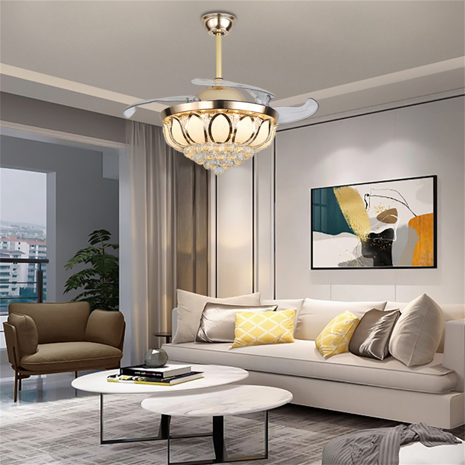 Oukaning HG-HSYXF-1946-1 Ceiling-Fans - View #2