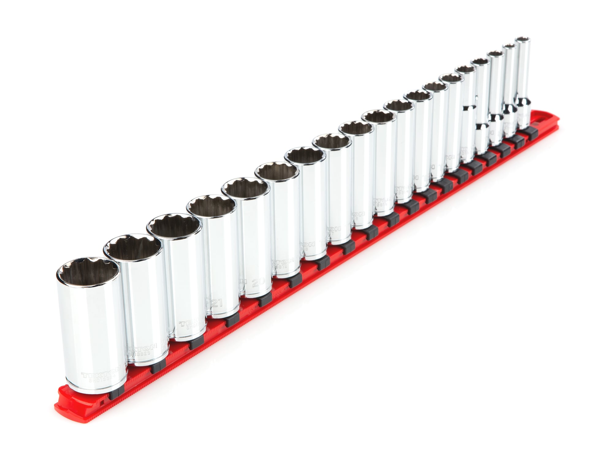 TEKTON SHD91116 3/8-in Drive Metric Deep Socket Set 19 -Pieces