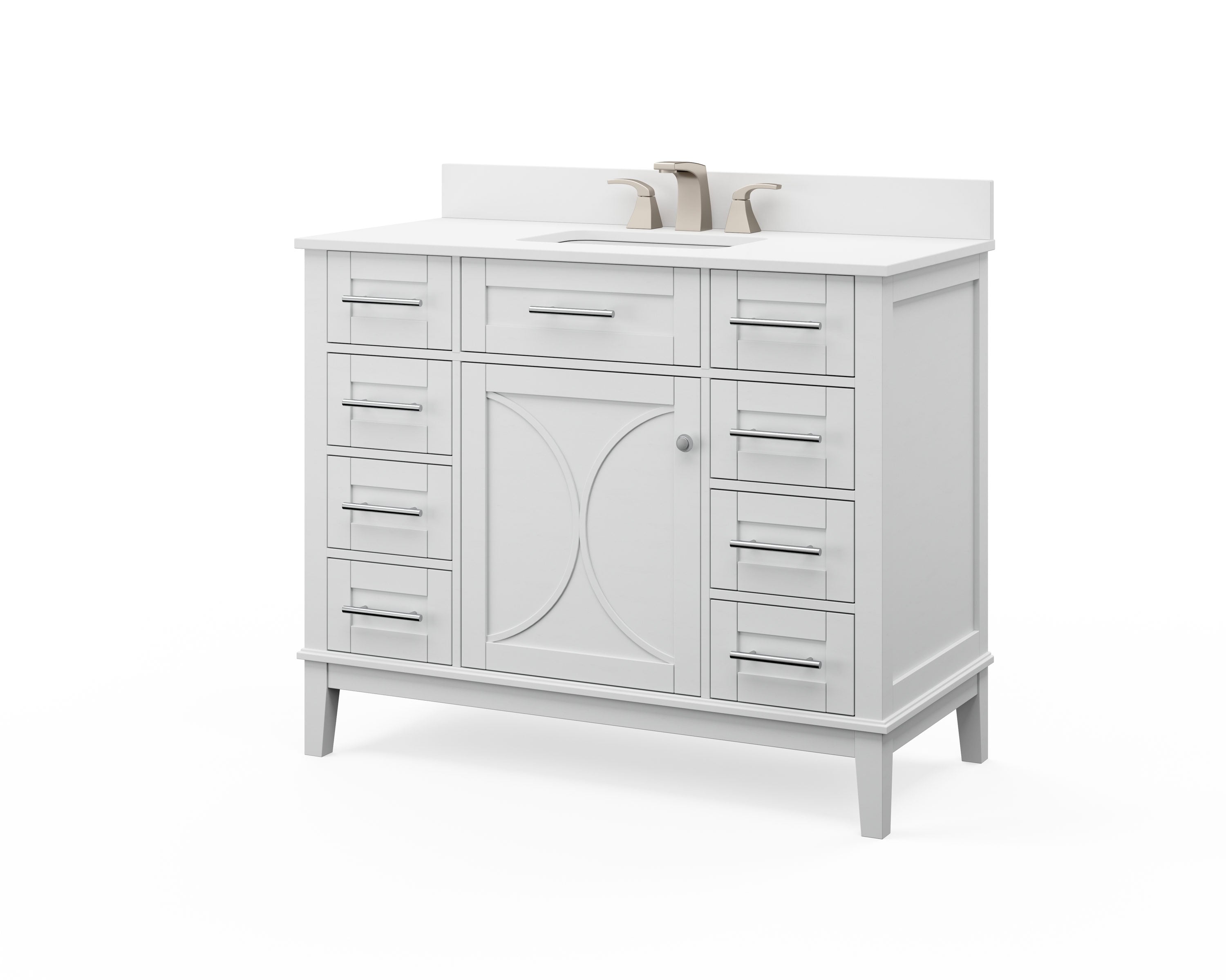 allen + roth LWSK42VW Bath-Vanity-Combo - View #11