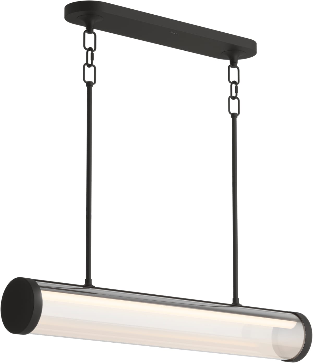 KOHLER 27267-CHLED-BLL Purist 1 -Light Matte Black Modern/contemporary Integrated LED For Use in Bathrooms, Bedrooms, Dining Rooms, Kitchens, Living Rooms Chandelier