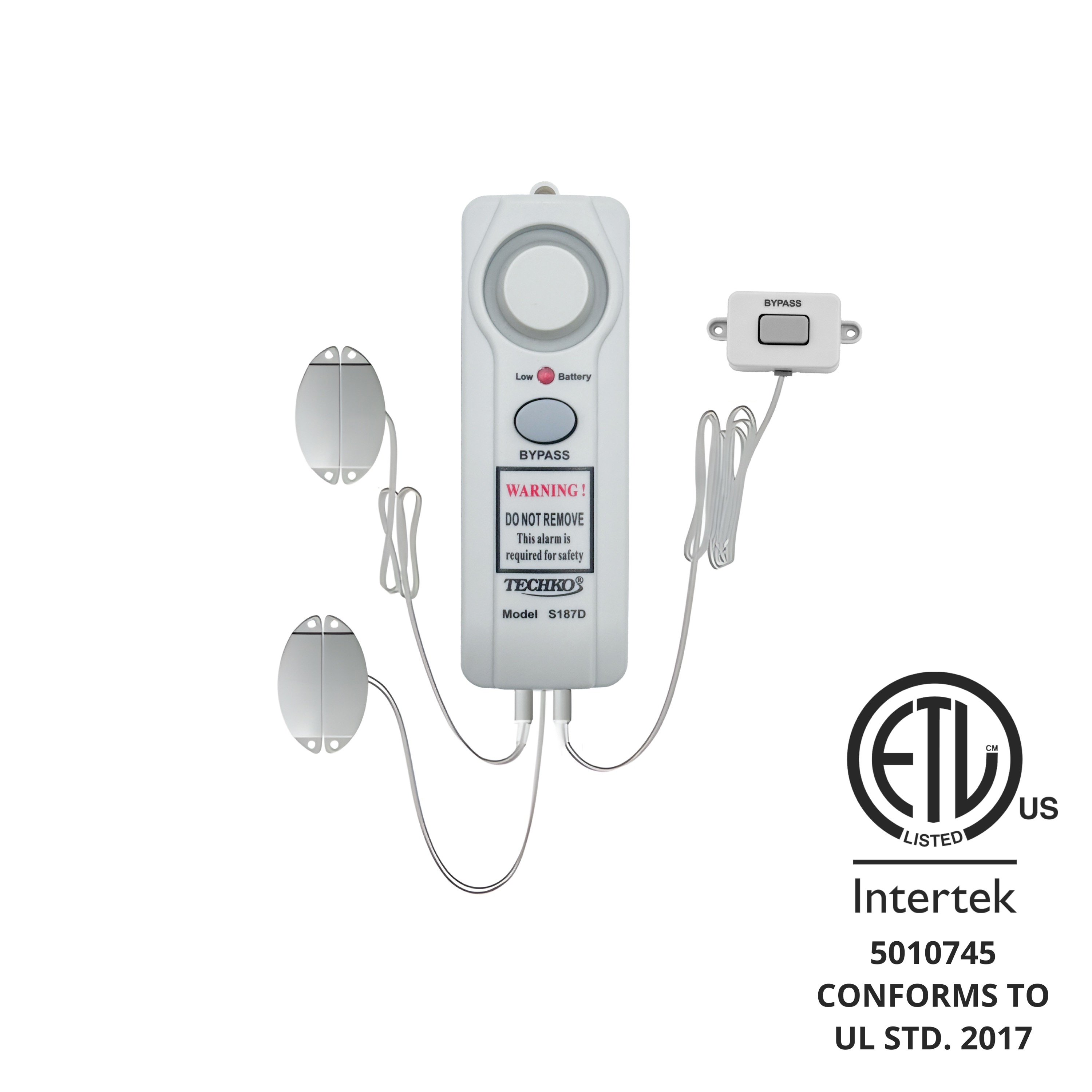 TECHKO S187D Pool entry gate alarm