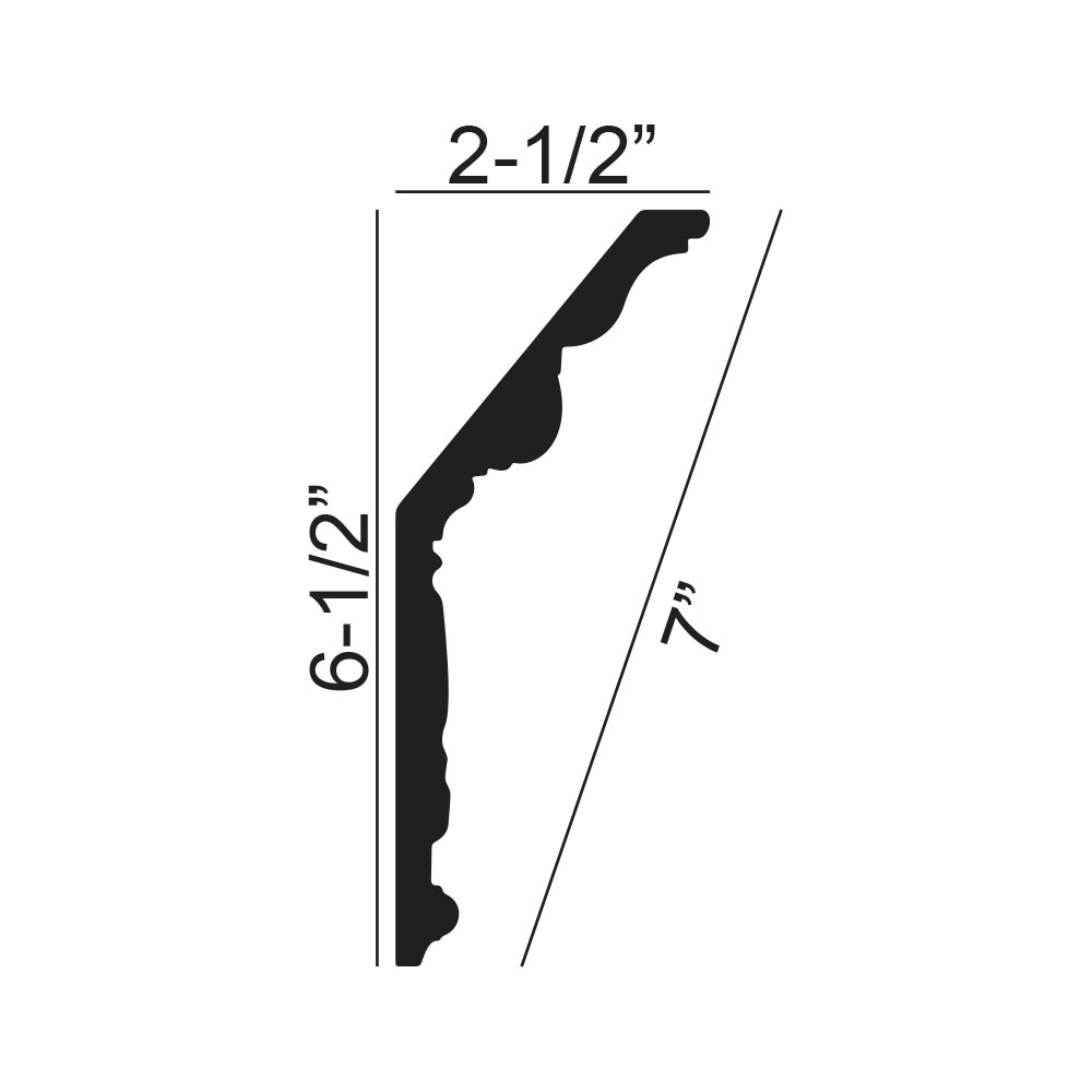 Architectural Products by Outwater 3P5.37.00750 Crown-Moulding - View #2