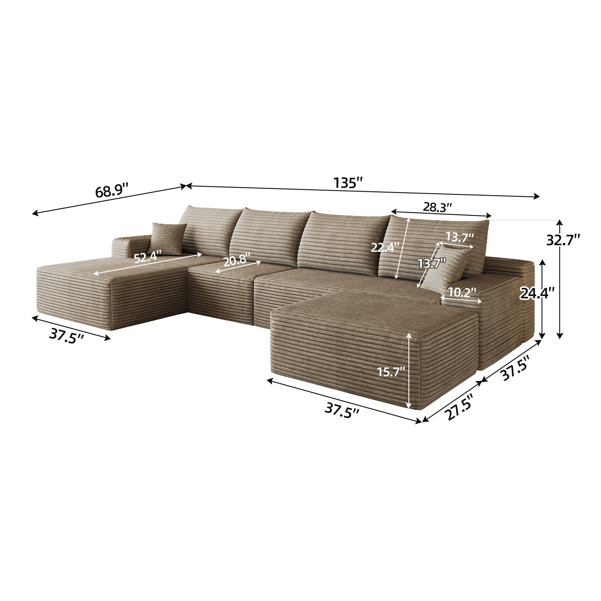 Vynxaria LS0515-W2824S00311 Sofas-Loveseats - View #5
