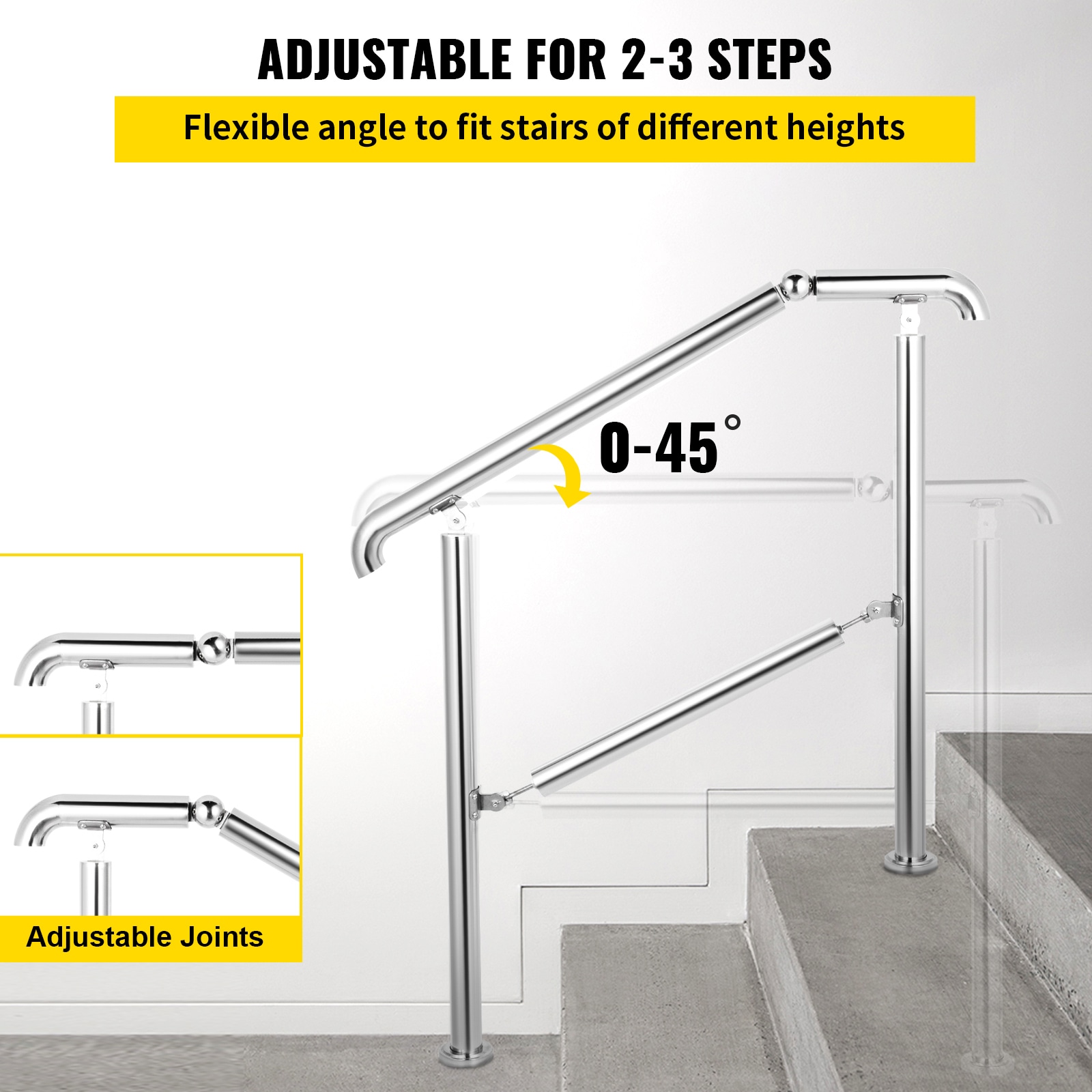 VEVOR SCBXGLTFS3BD01190V0 Interior-Stairpart-Railing - View #4