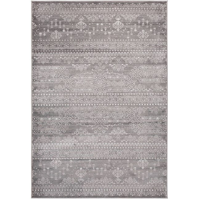 Surya Monte Carlo 7 X 9 (ft) Charcoal Indoor Moroccan Area Rug at Lowes.com