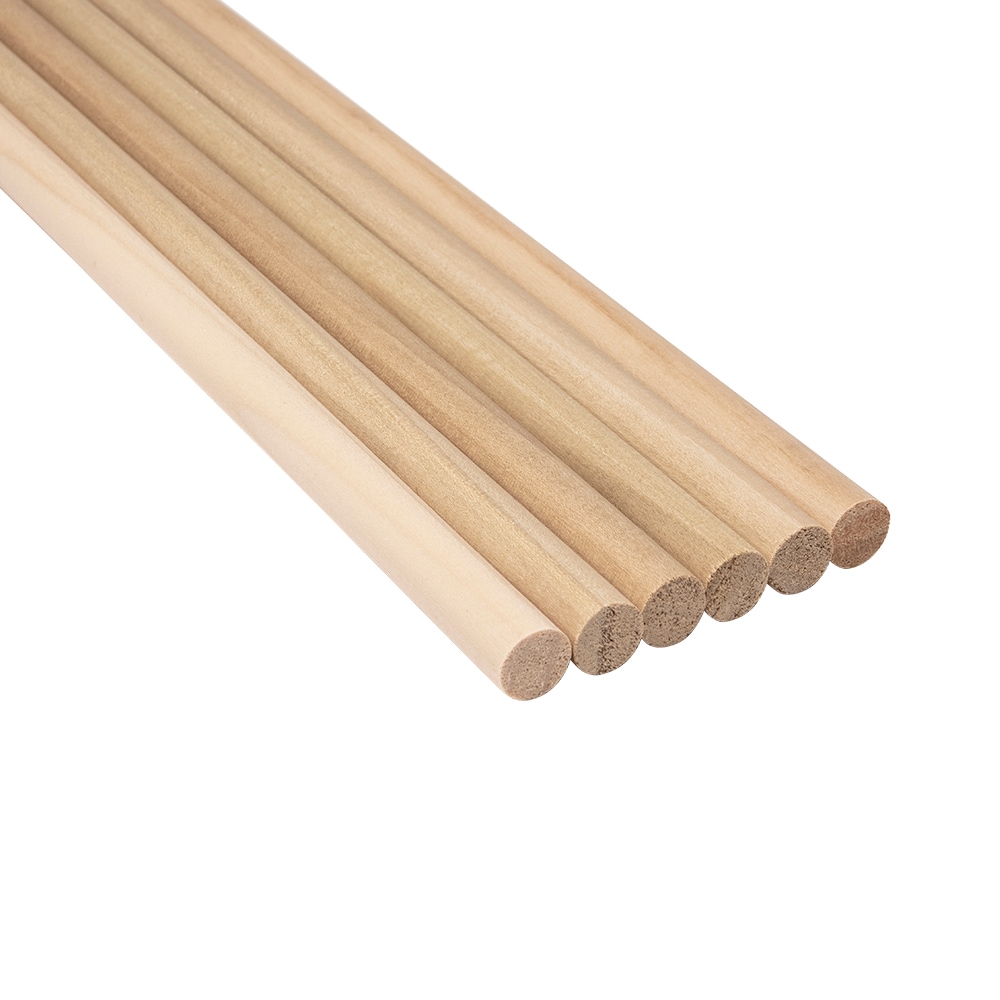 Madison Mill 0.875-in dia x 48-in L Round Poplar Dowel in the Dowels  department at