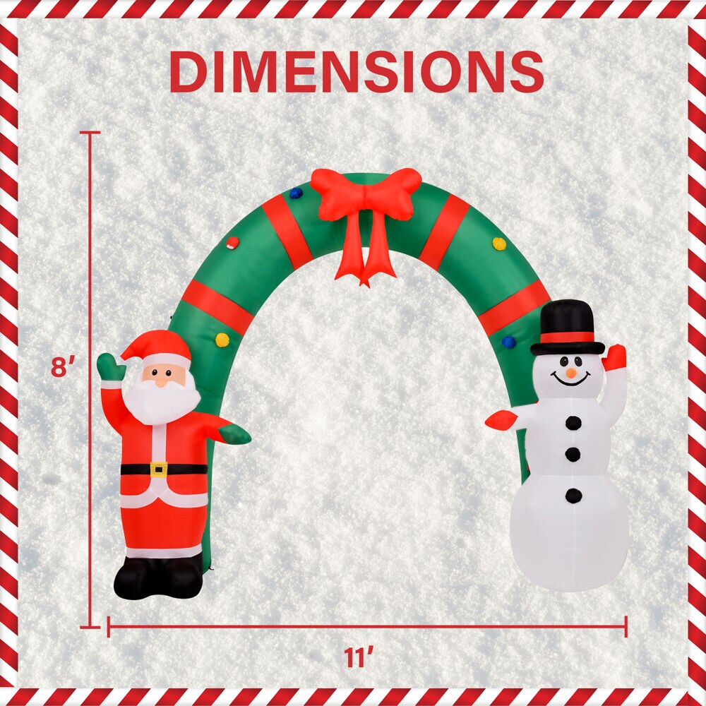 Fraser Hill Farm FHFXMASARCH081-L Christmas-Inflatables - View #4