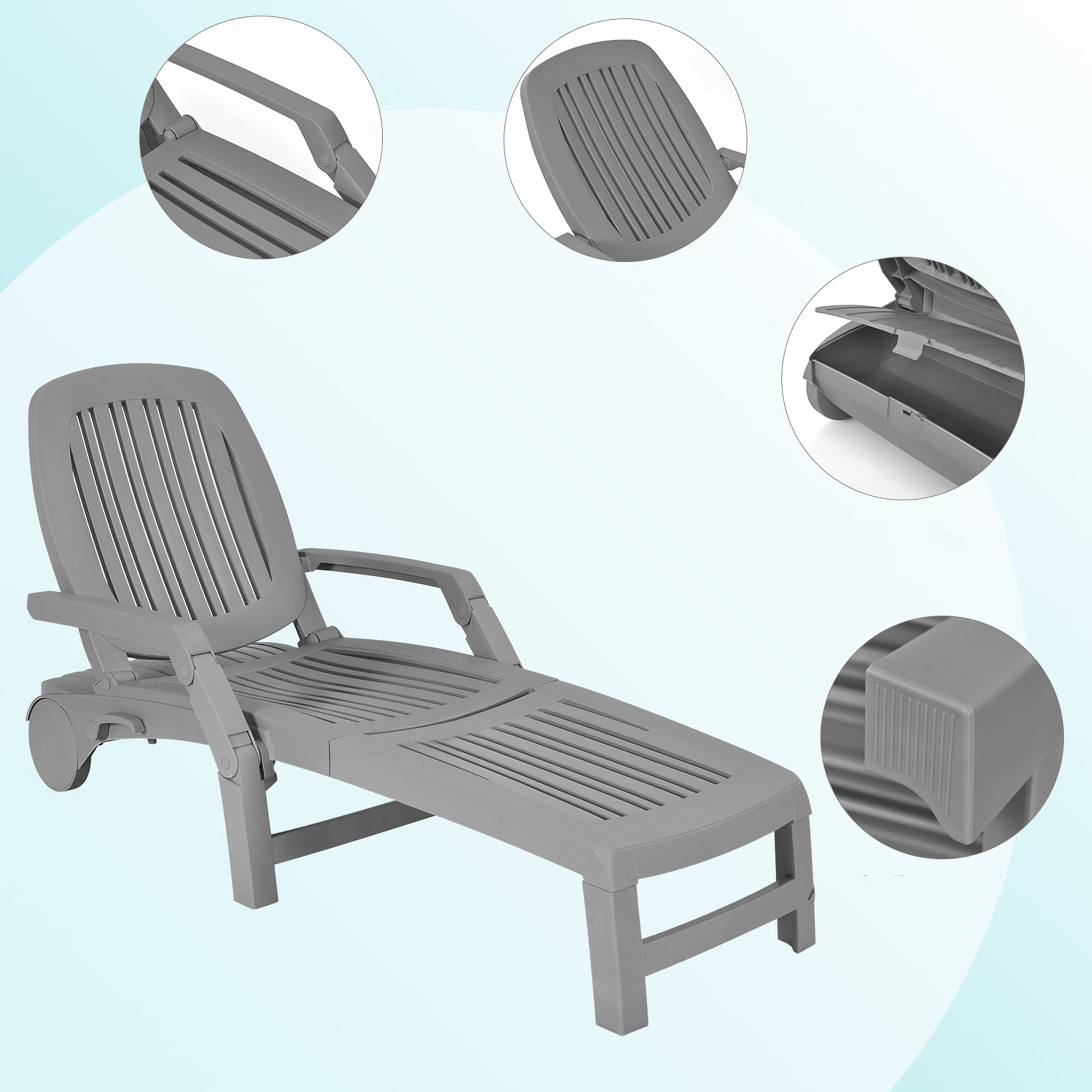 Costway OP70717TU Patio-Chairs - View #2