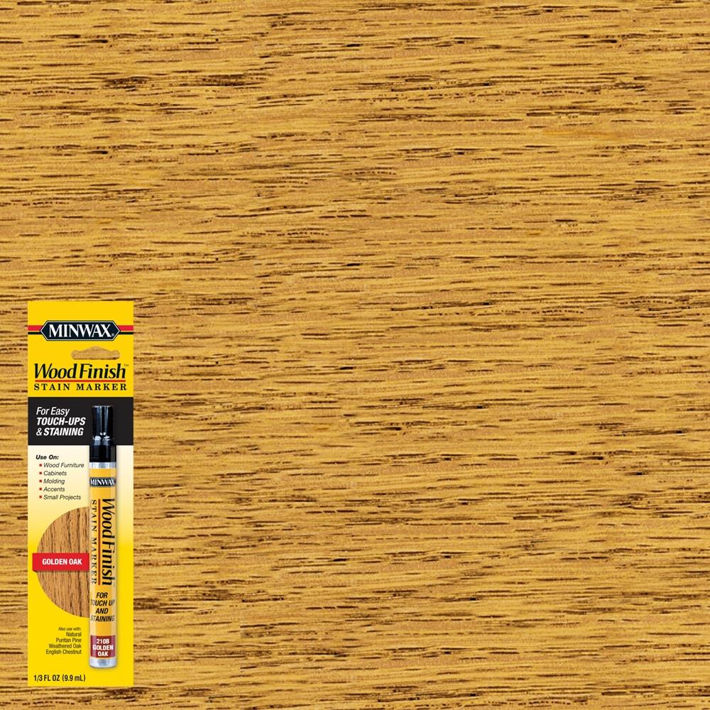 Minwax Wood Finish Golden Oak Stain Marker in the Wood Stain Repair  department at
