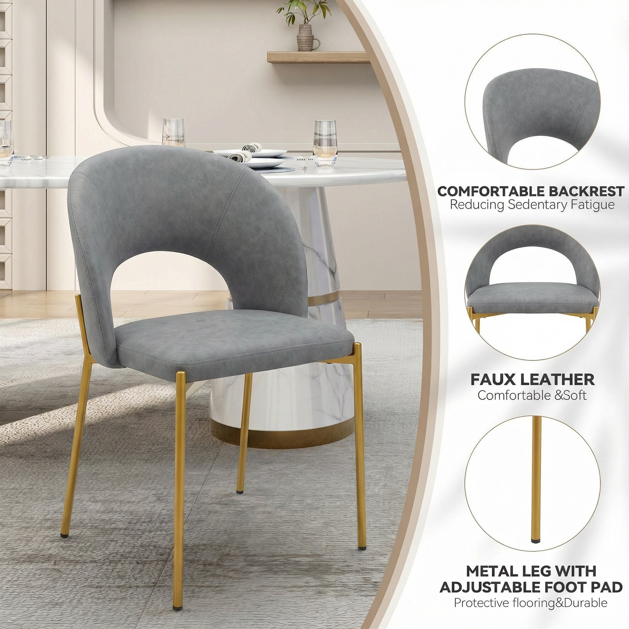 Clihome CL-1676D703GY Dining-Sets - View #5