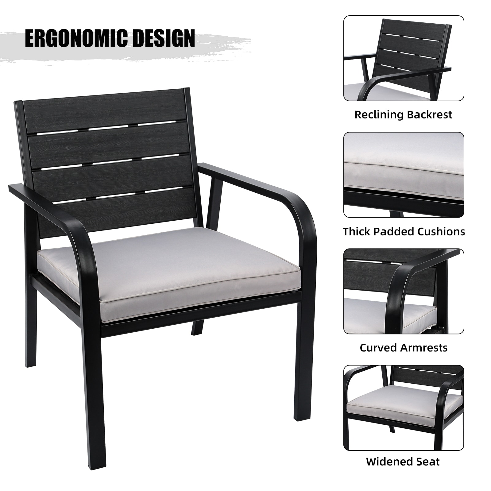 EXTRAUP YHLW69168751 Patio-Conversation-Sets - View #5