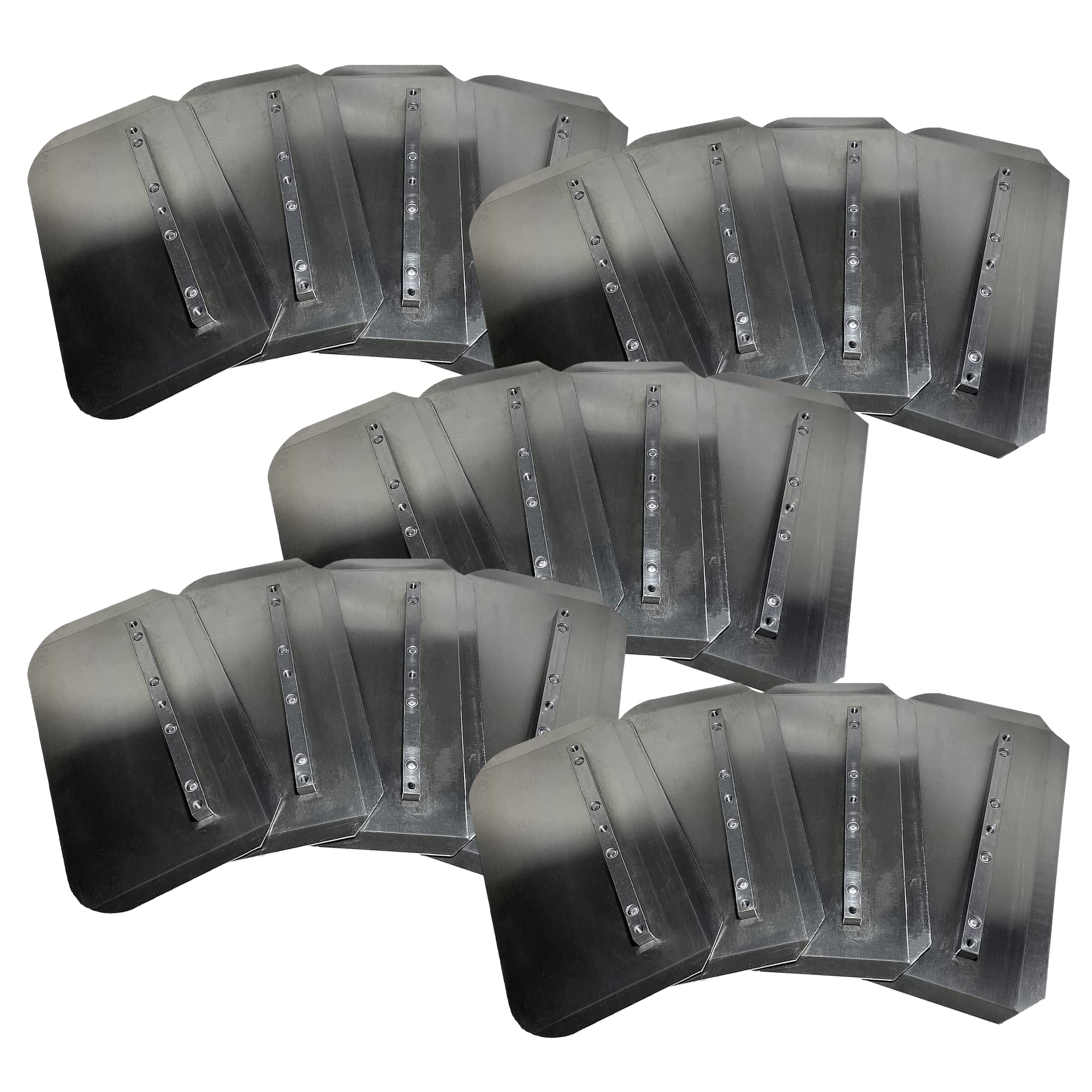 Virginia Abrasives  423-CB0814 8 x 14 Power Trowel Combination Blades Carbon Steel Fits 34-36 Machines