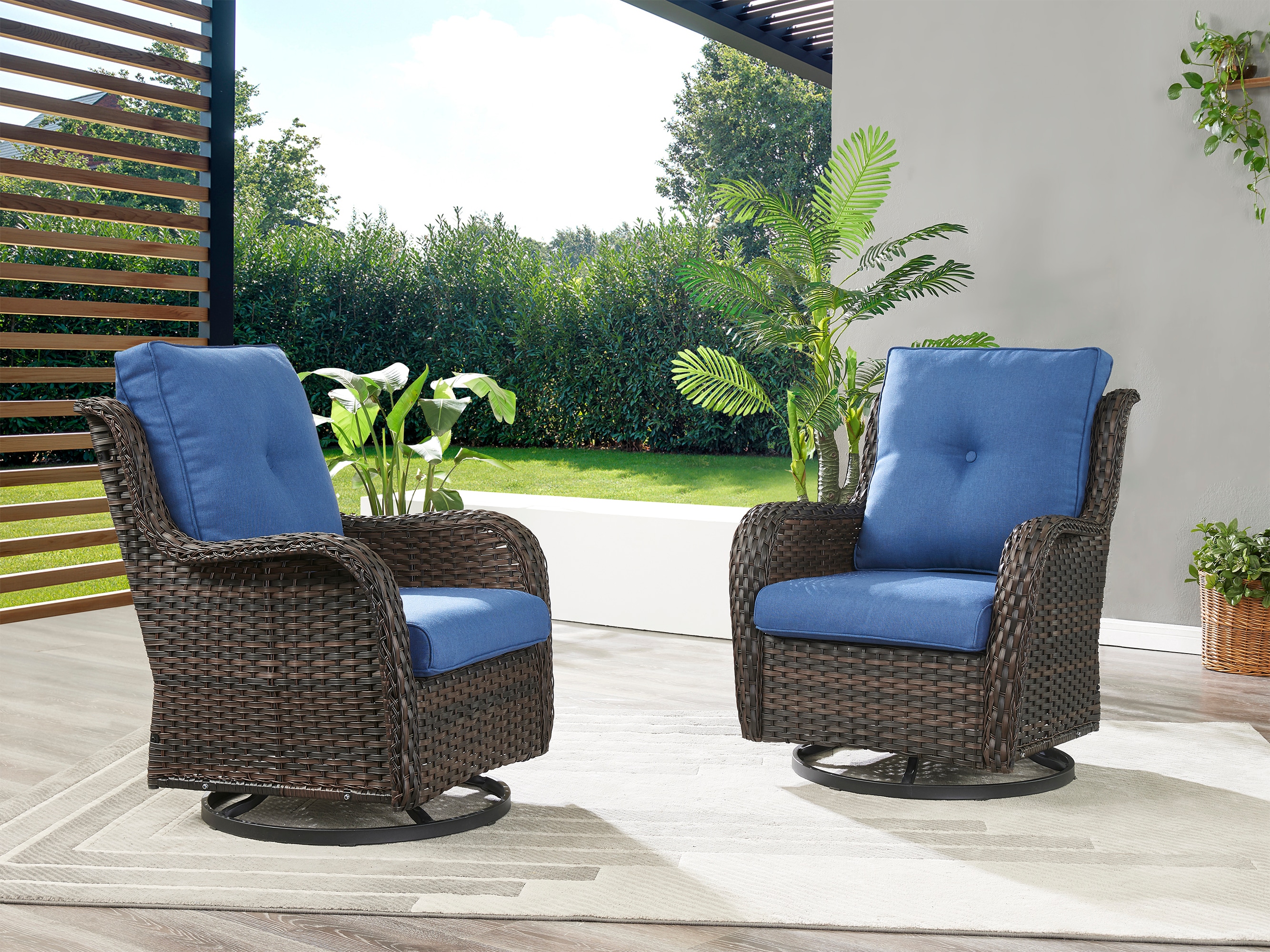 Wicker Frame Patio Chairs at Lowes