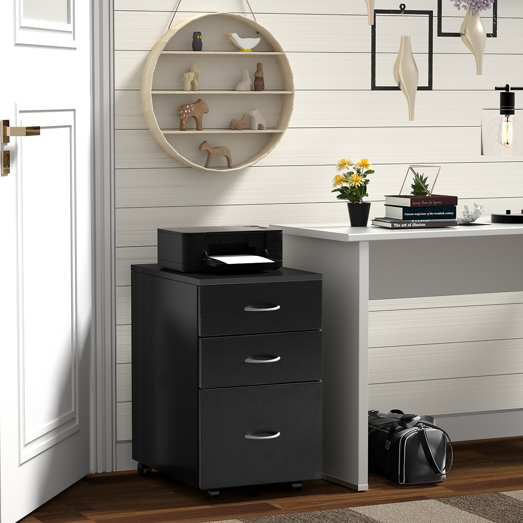 Basicwise QI003678.BK Filing-Cabinets - View #3