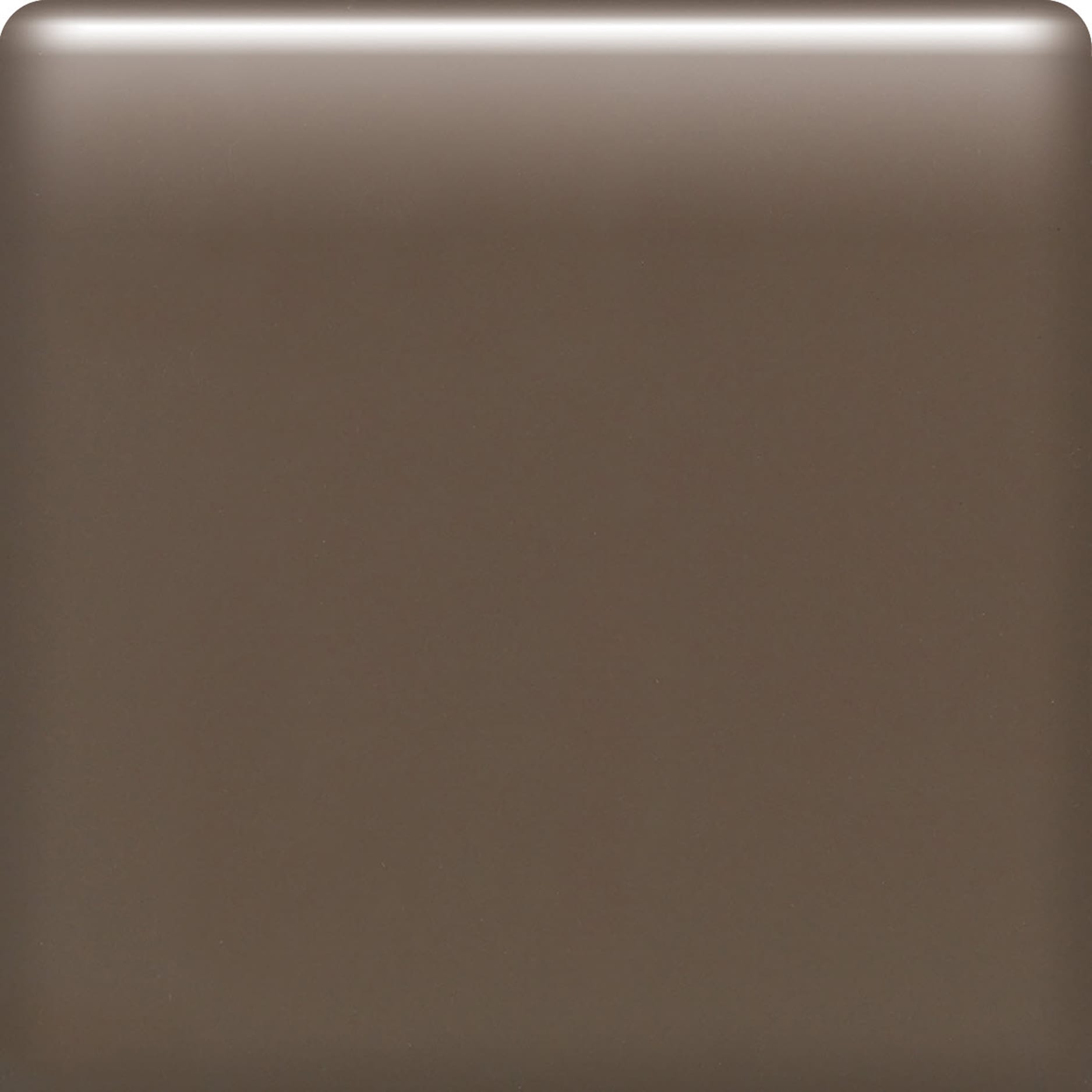 American Olean 0039SCRL4449SP Matte Nutmeg Ceramic Bullnose Corner Tile (4-in x 4-in)