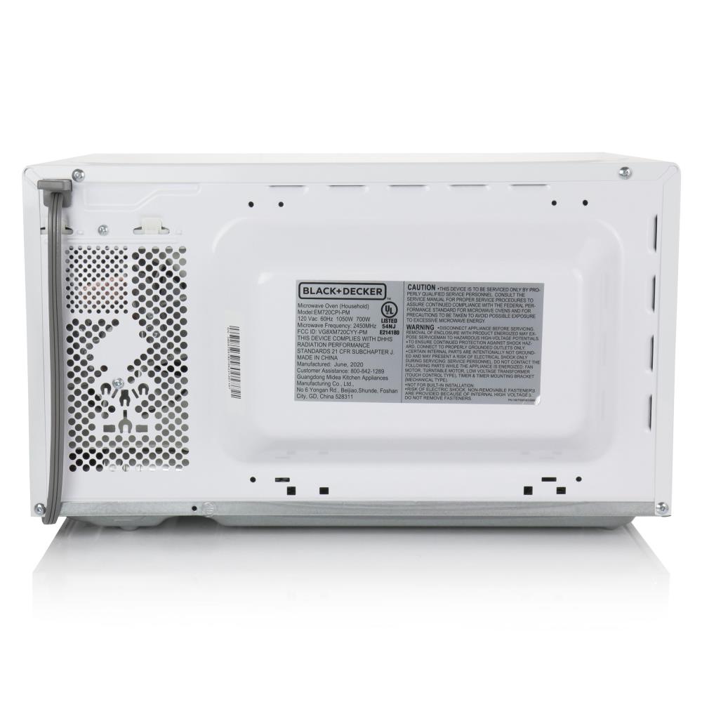 Black+Decker 0.9 White Microwave - On Sale - Bed Bath & Beyond - 35746596