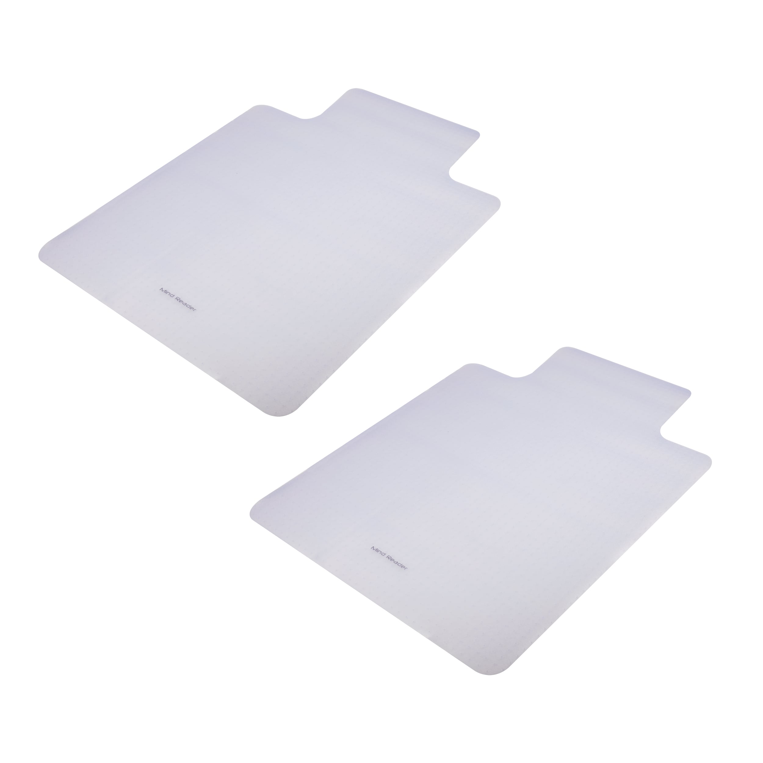 Mind Reader 2OFFCMAT-CLR 35.5-in x 47.5-in Clear PVC Indoor Chair Mat