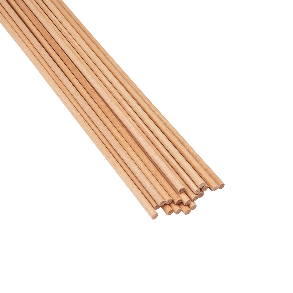 Round Wooden Dowel Rods for Crafting, 240 Pc