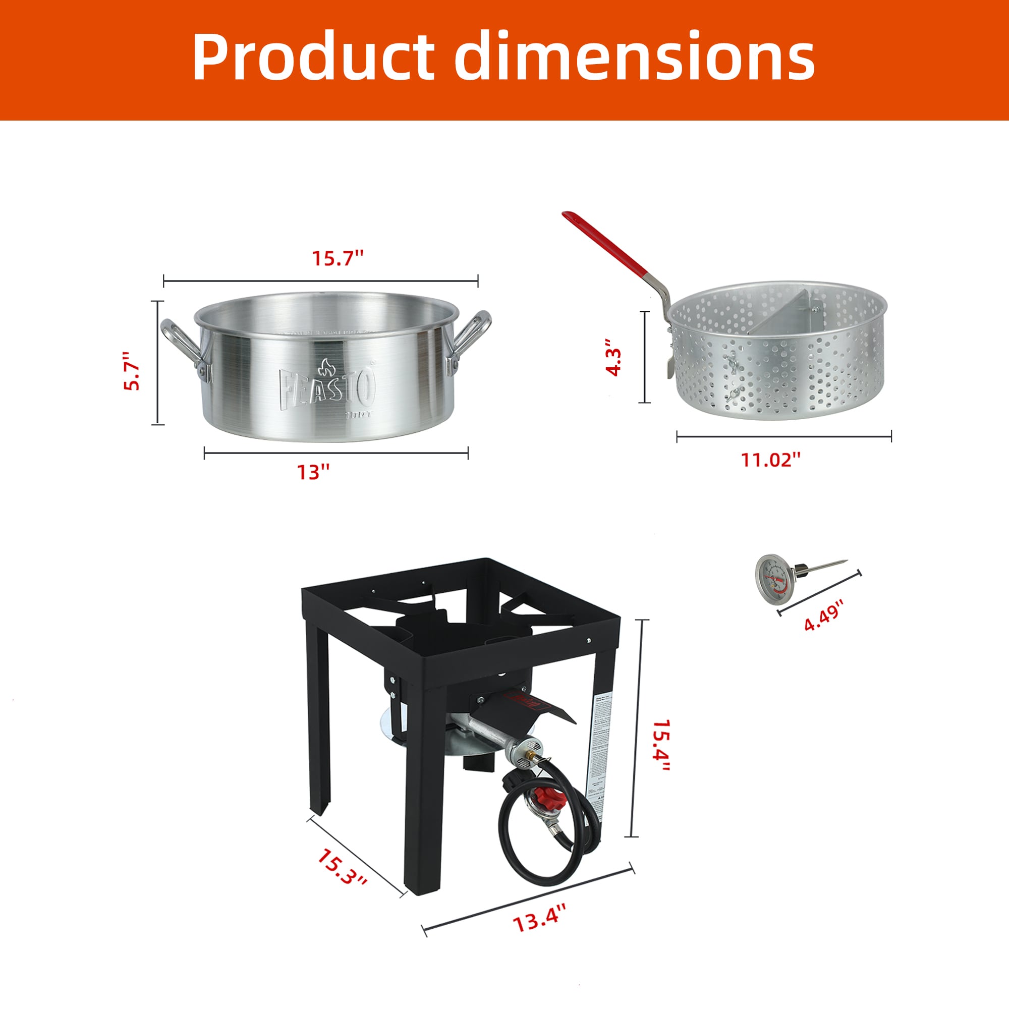 Feasto 33901 Outdoor-Burners-Stoves - View #2