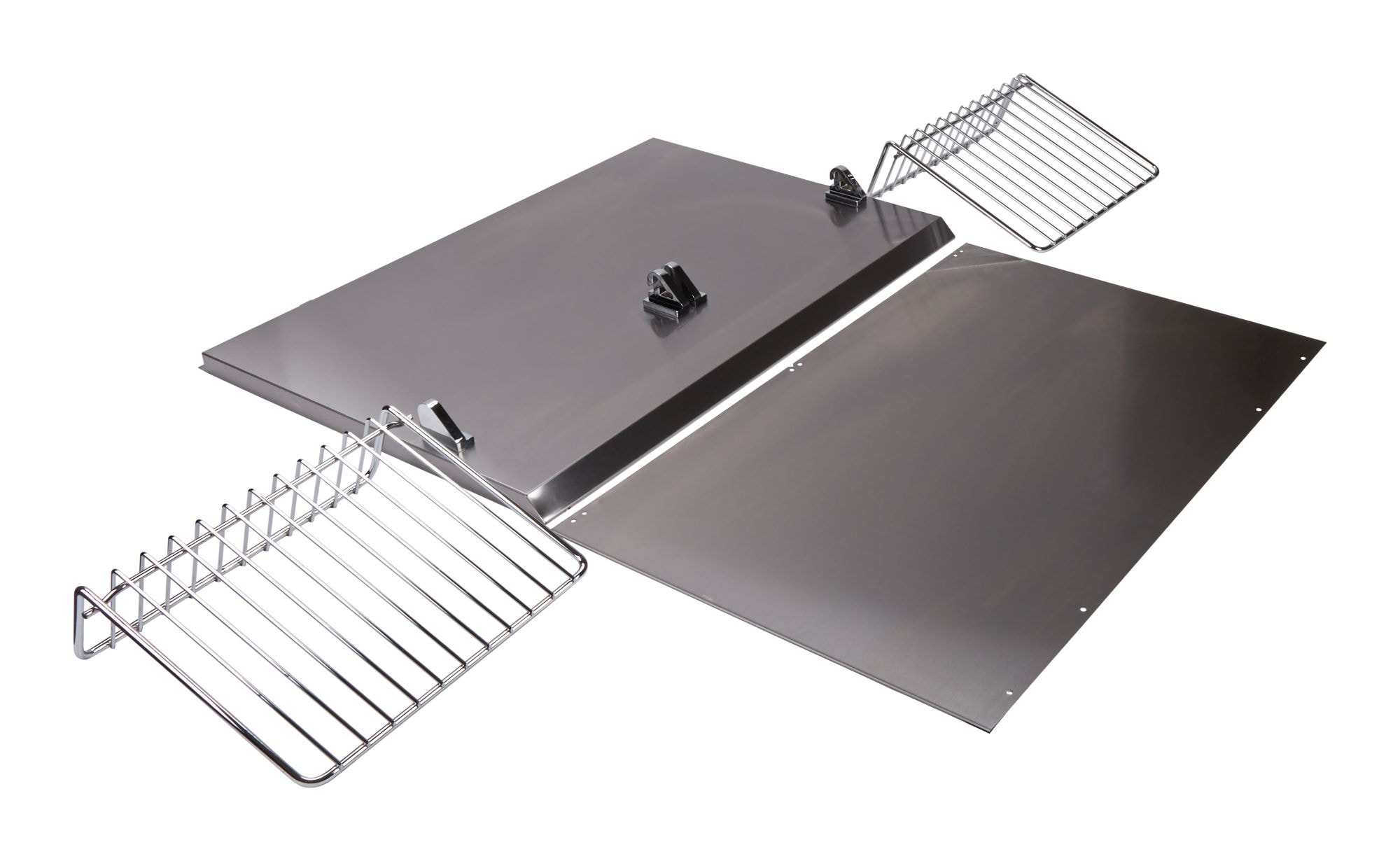 Inoxia 4.25-in x 30-in Stainless Steel Silver Backsplash Panels
