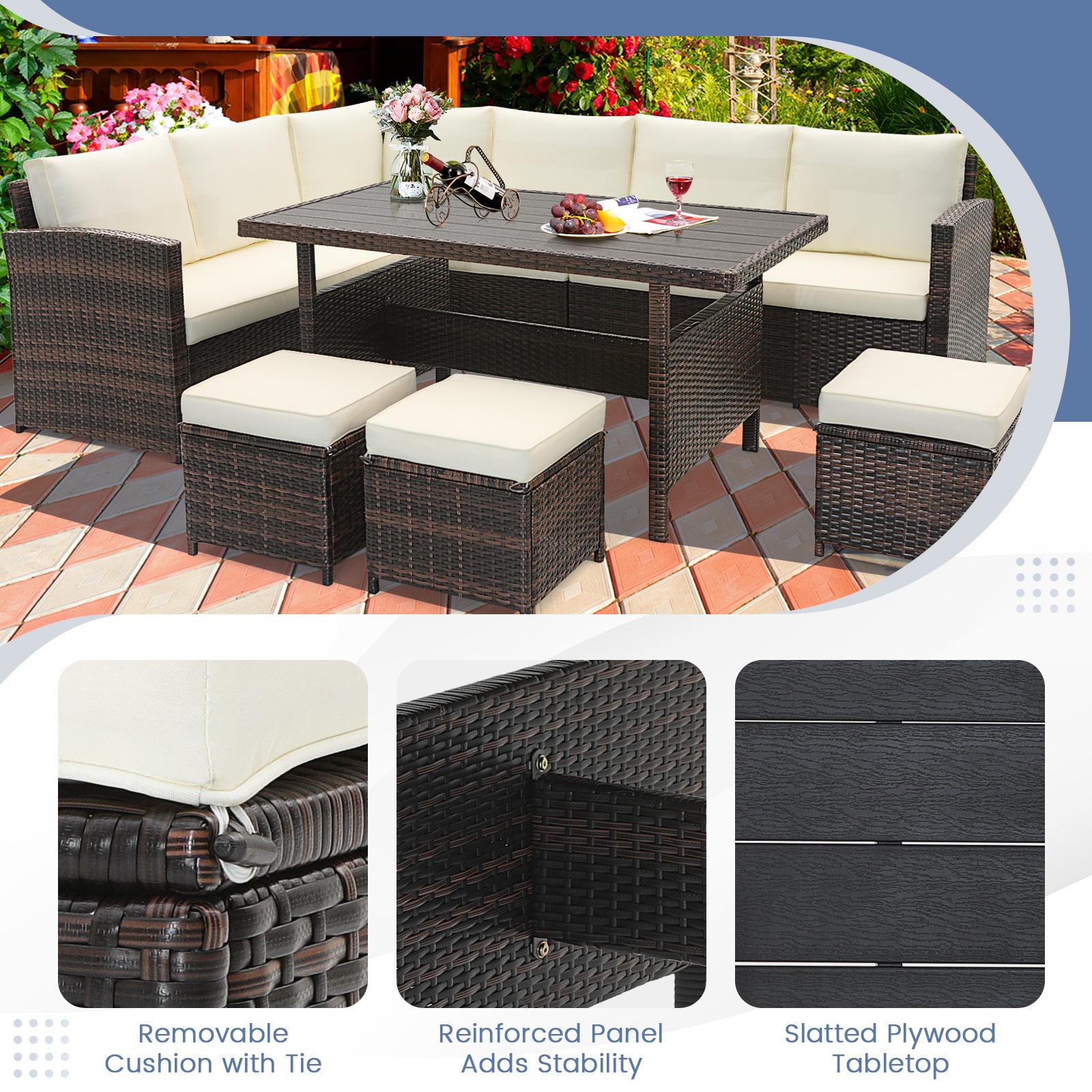 BABOOM BOM-1243WH+-CO Patio-Dining-Sets - View #6