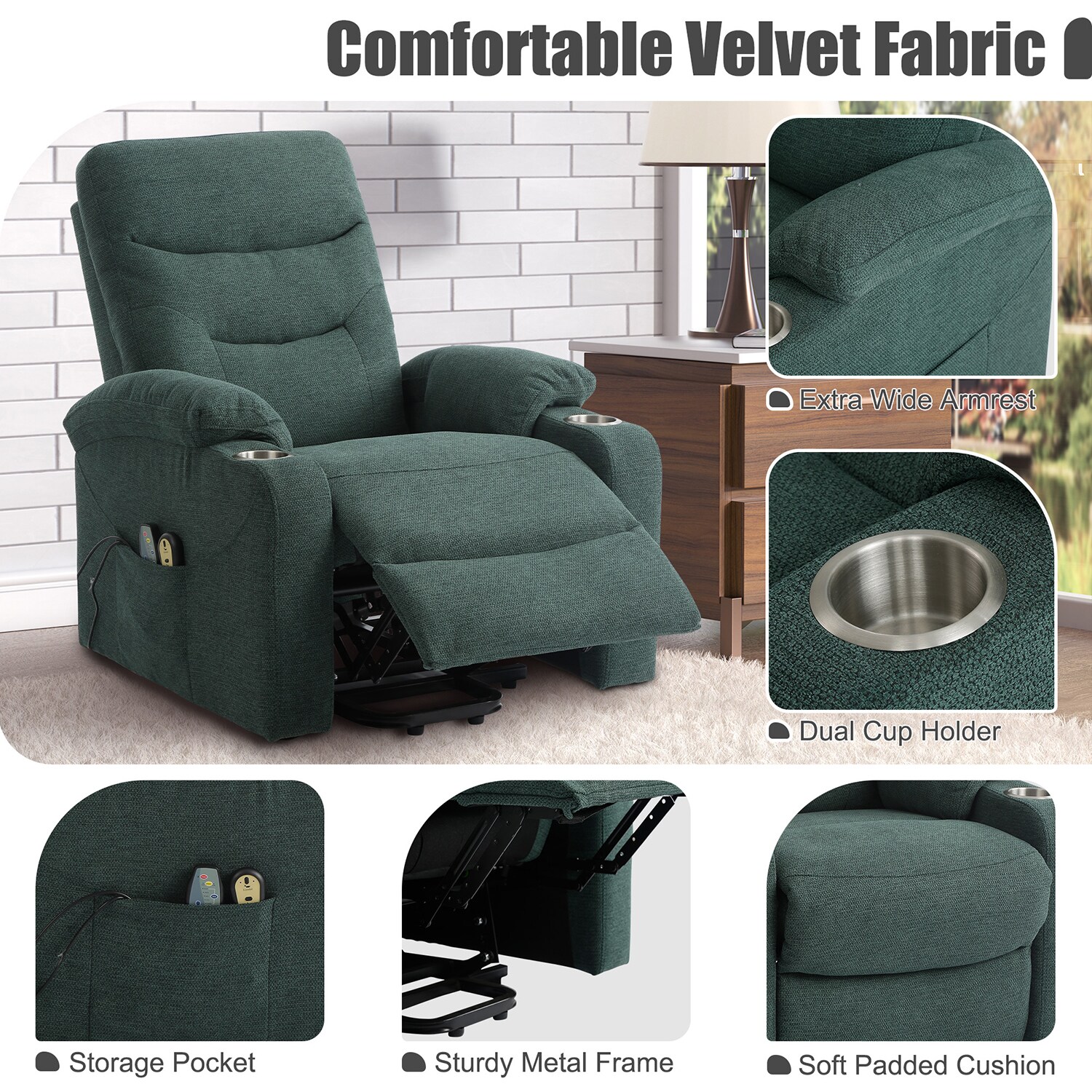 GZMR GM--SXAF81232S-GR recliners - View #8