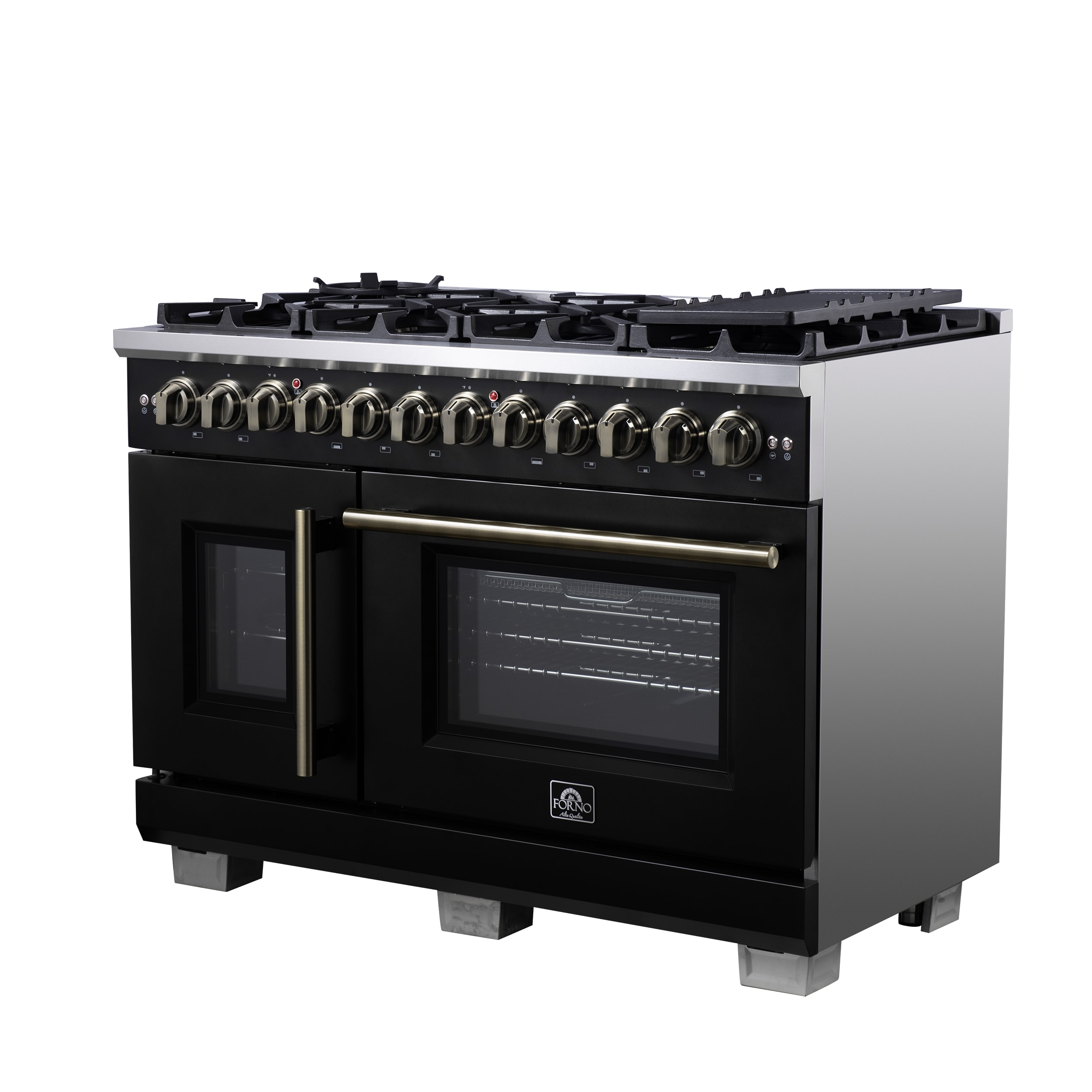 FORNO FFSGS6387-48BLK Double-Dual-Fuel-Ranges - View #12