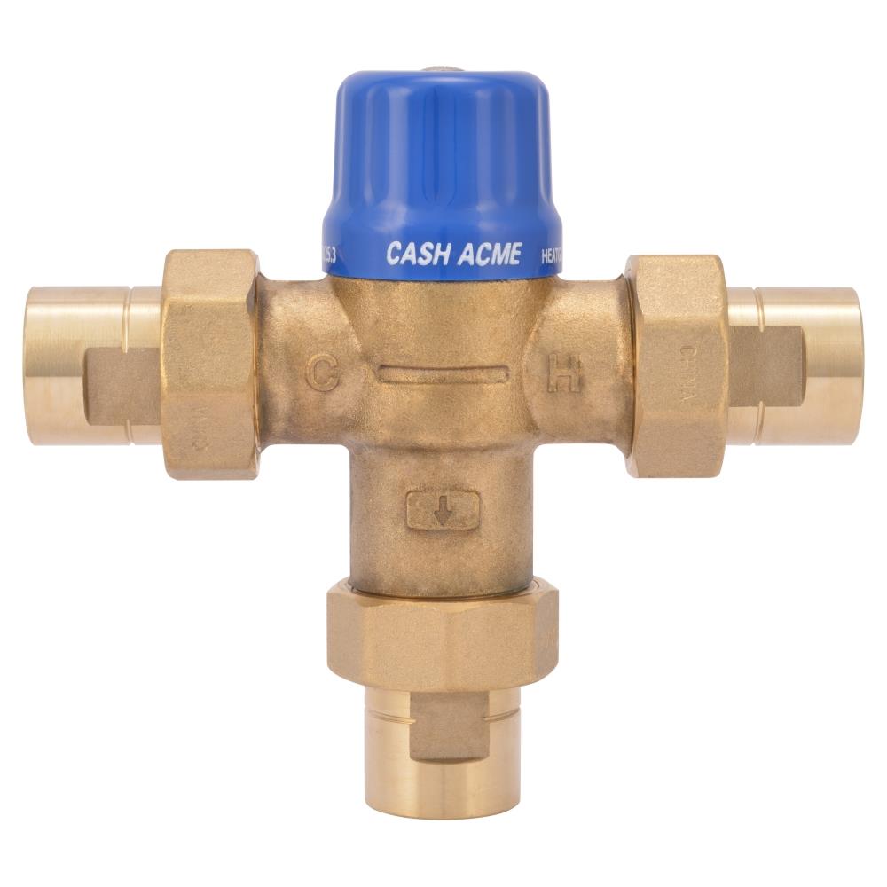 Brass Thermostatic Mixing Valve with Push Fit Connections