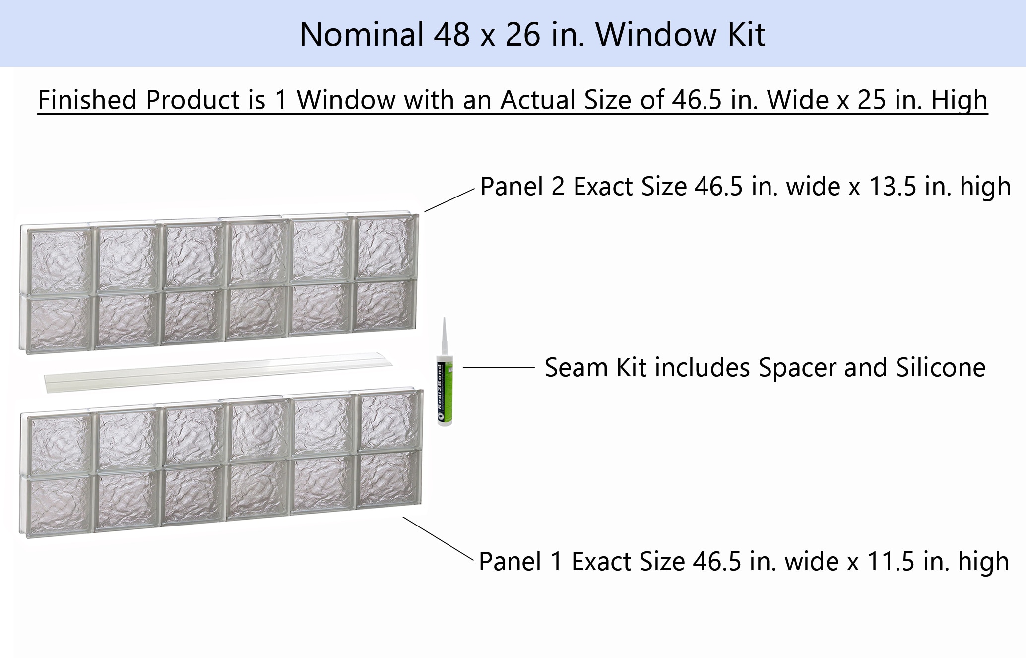 REDI2SET S4826IS Glass-Block-Windows - View #2